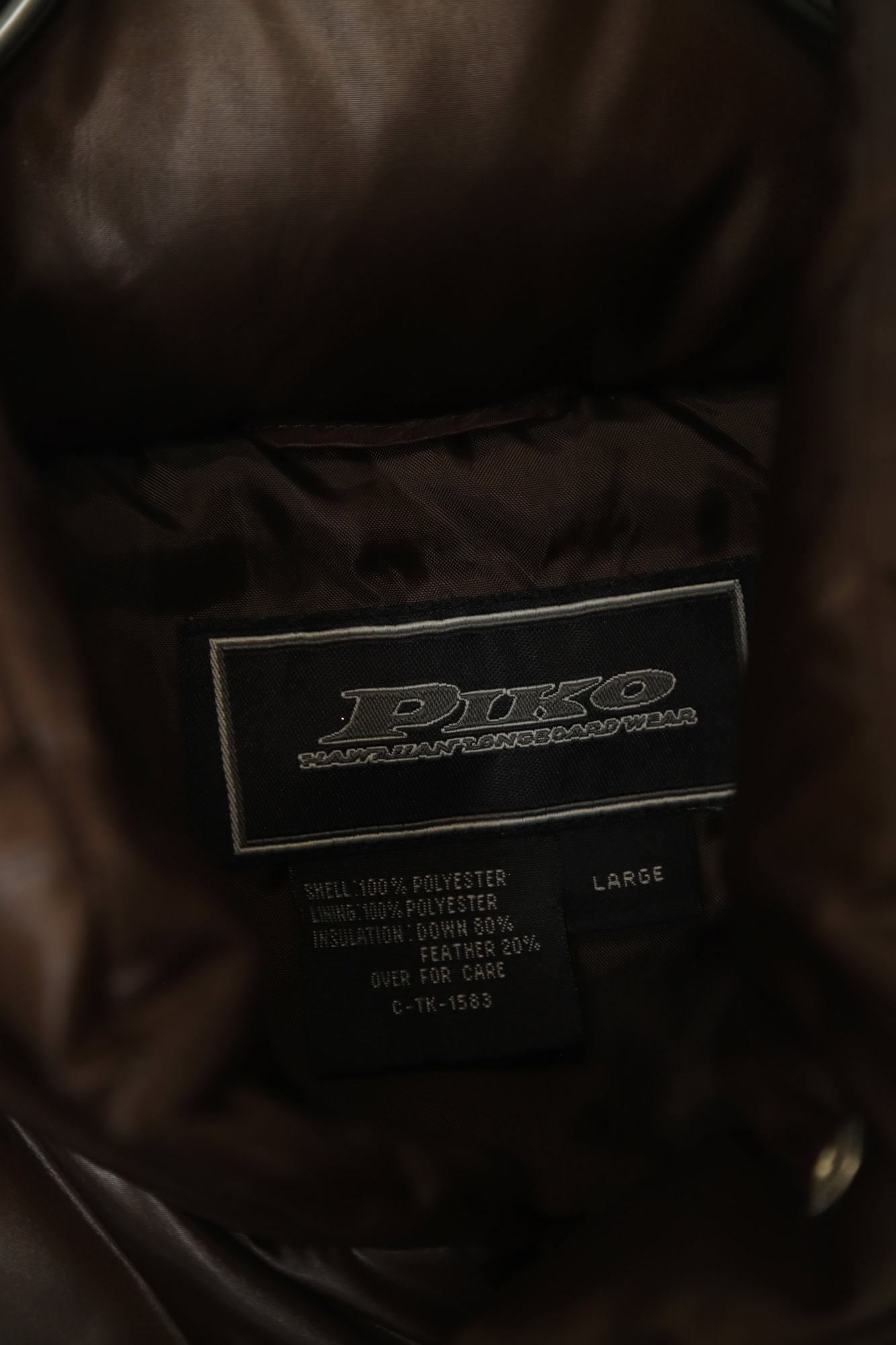 USED PIKO DOWN JACKET/L - 画像 (3)