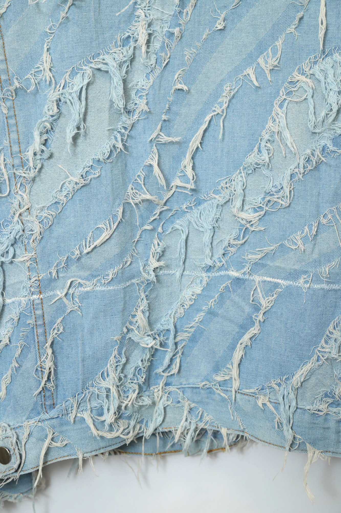 VINTAGE GRUNGE CUSTOM DENIM JACKET/L - 画像 (11)