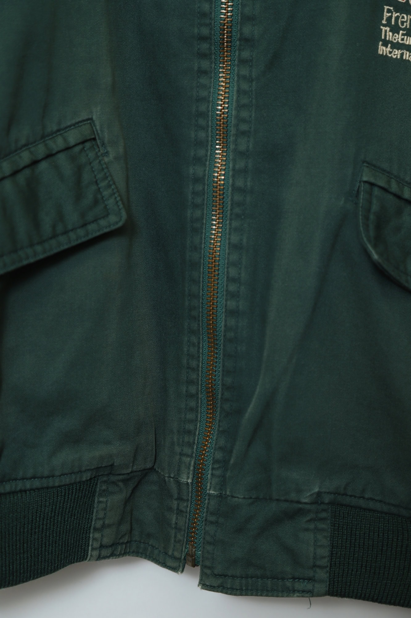 VINTAGE EMBROIDERY MILITARY DESIGN JACKET/XS - 画像 (8)