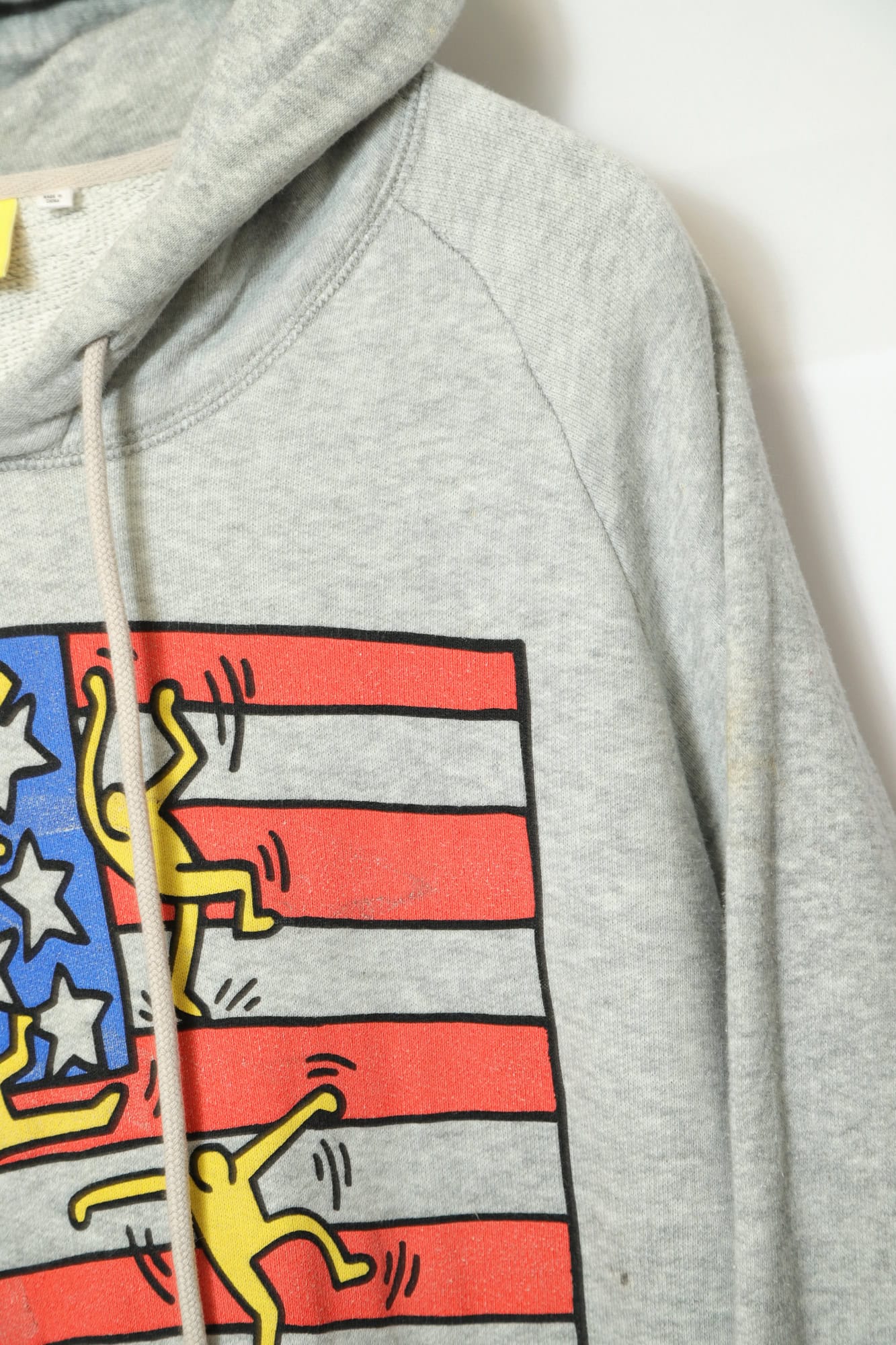 USED KEITH HARING PRINTED SWEAT PARKA/M - 画像 (4)