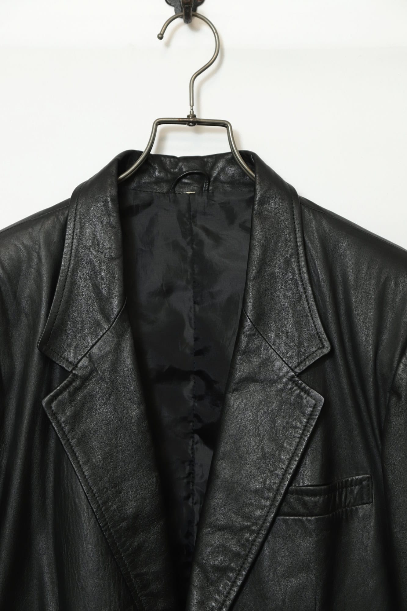 Alternative view of VINTAGE LEATHER TAILORED JACKET/L