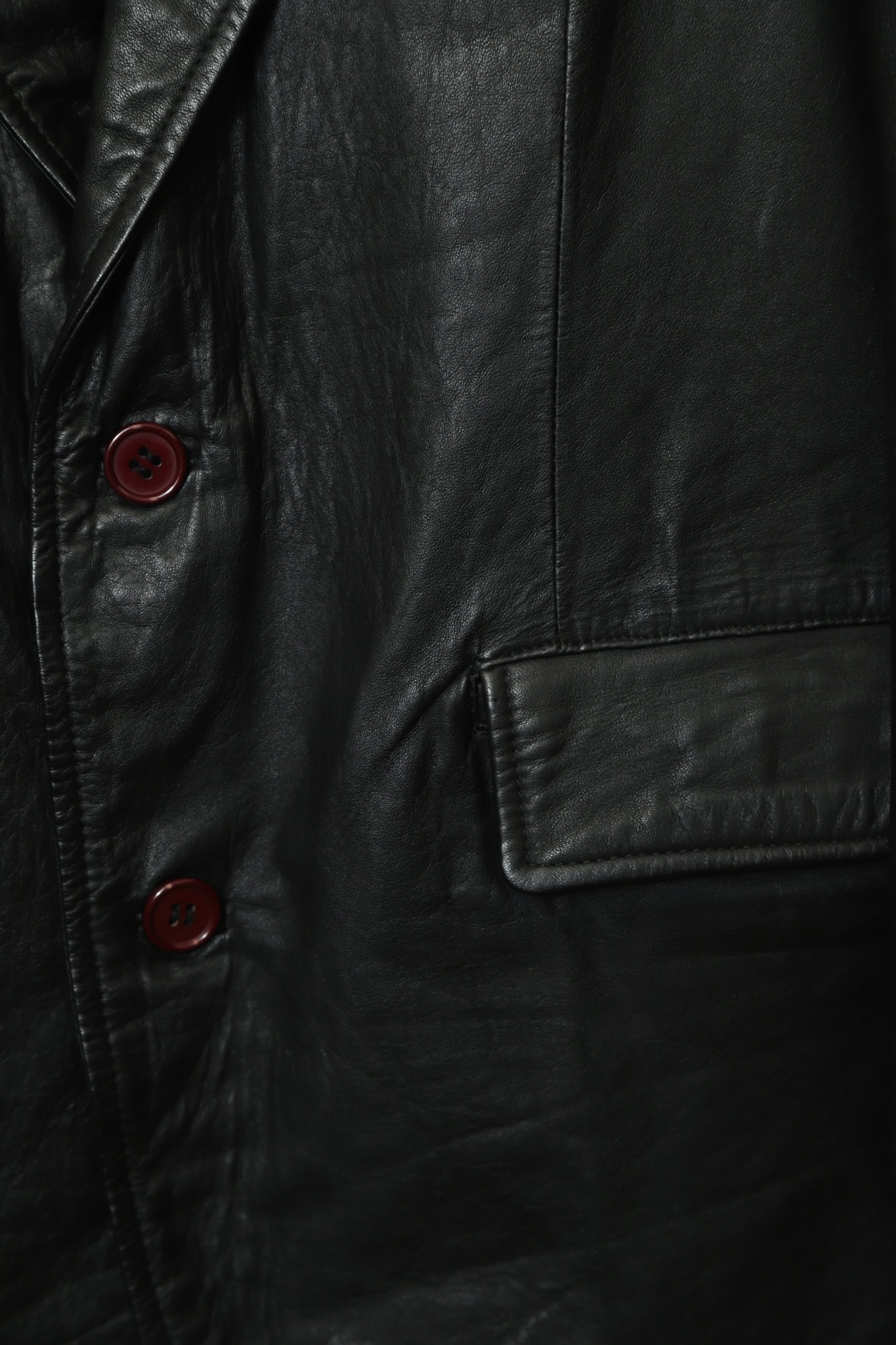 VINTAGE LEATHER TAILORED JACKET/L - 画像 (4)