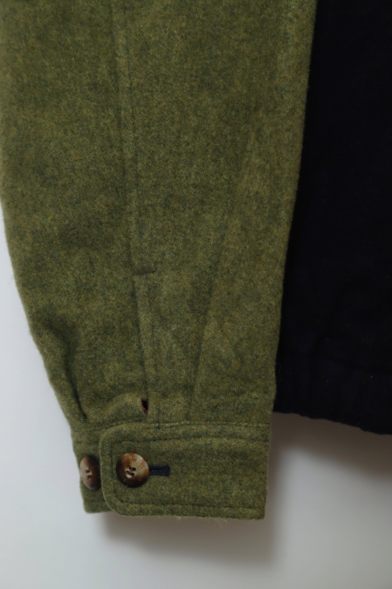 VINTAGE WOOL PANEL BOMBER JACKET/XL - 画像 (6)