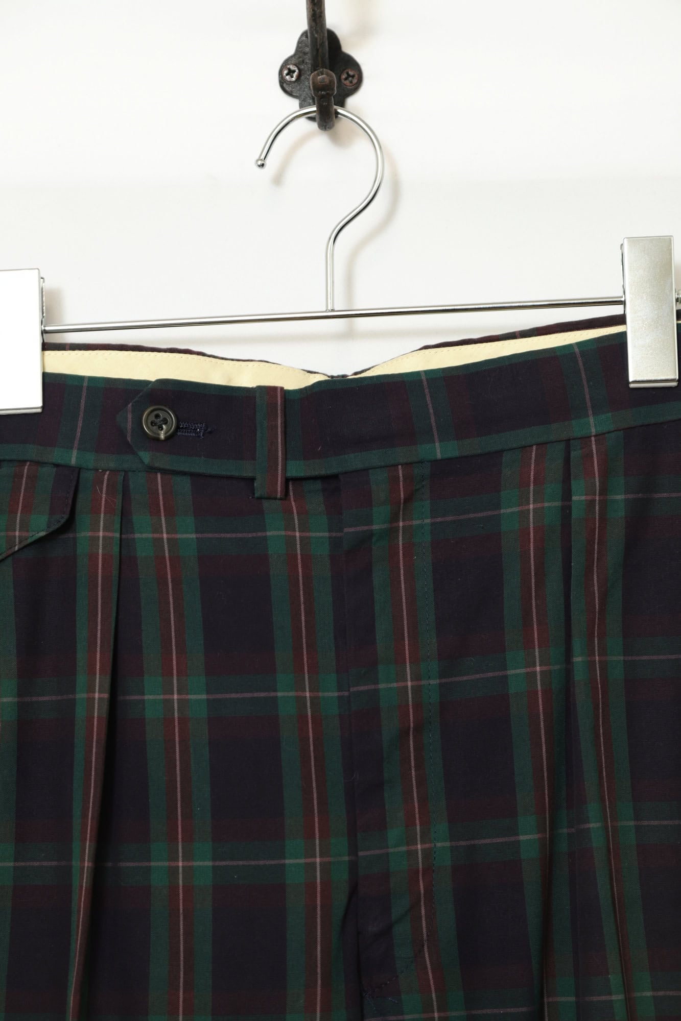 Alternative view of USED CHECK PANTS/W86