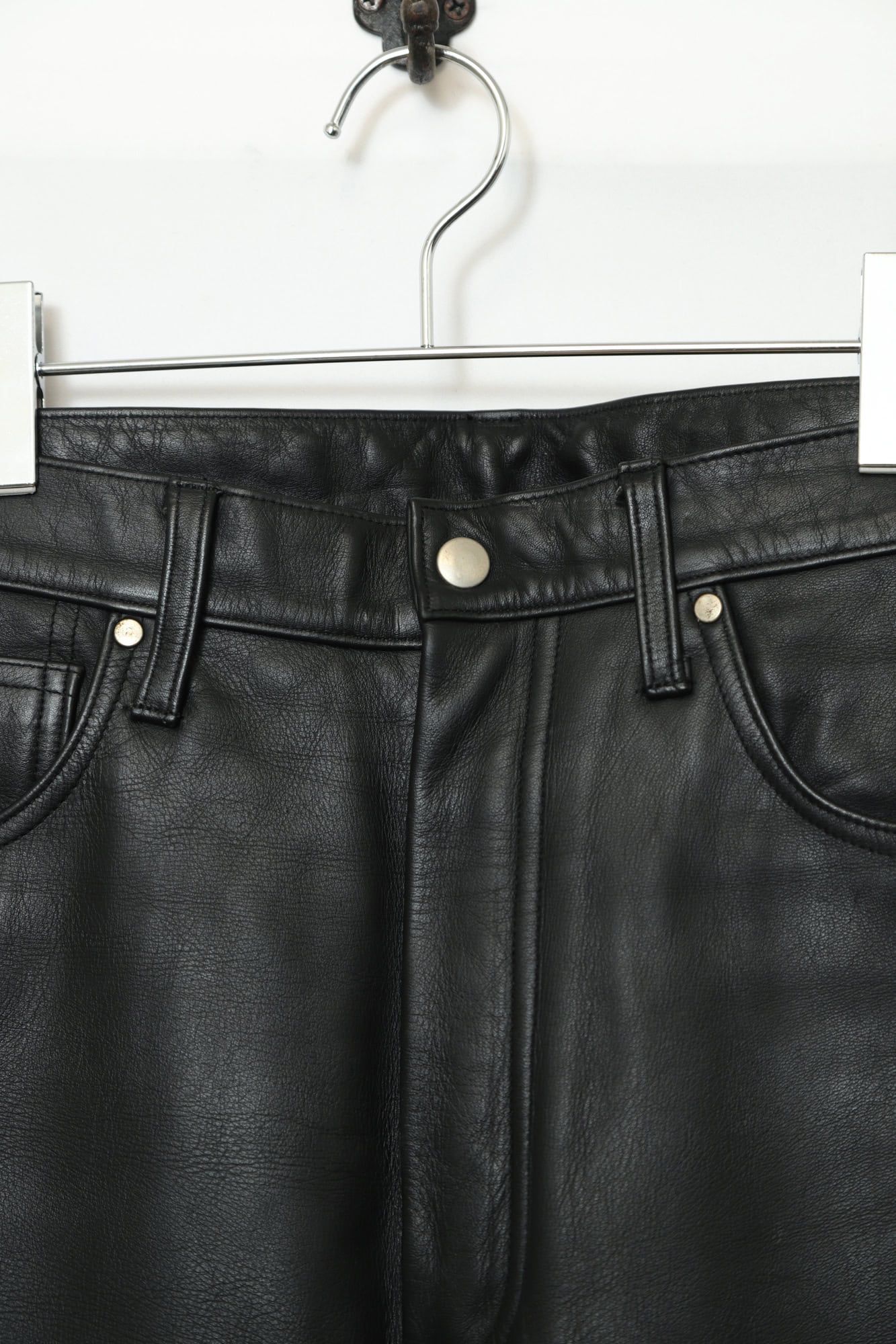 Alternative view of VINTAGE FLARE LEATHER PANTS/W78