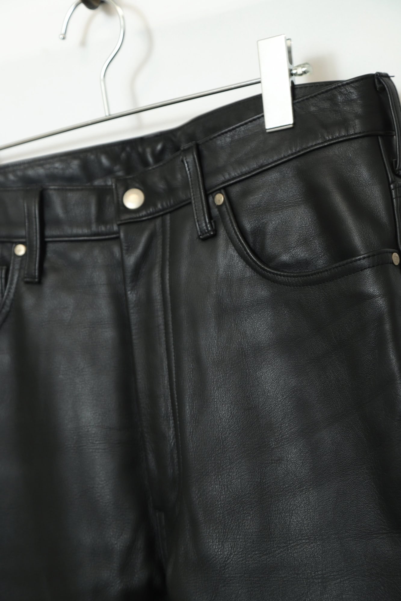 VINTAGE FLARE LEATHER PANTS/W78 - 画像 (3)