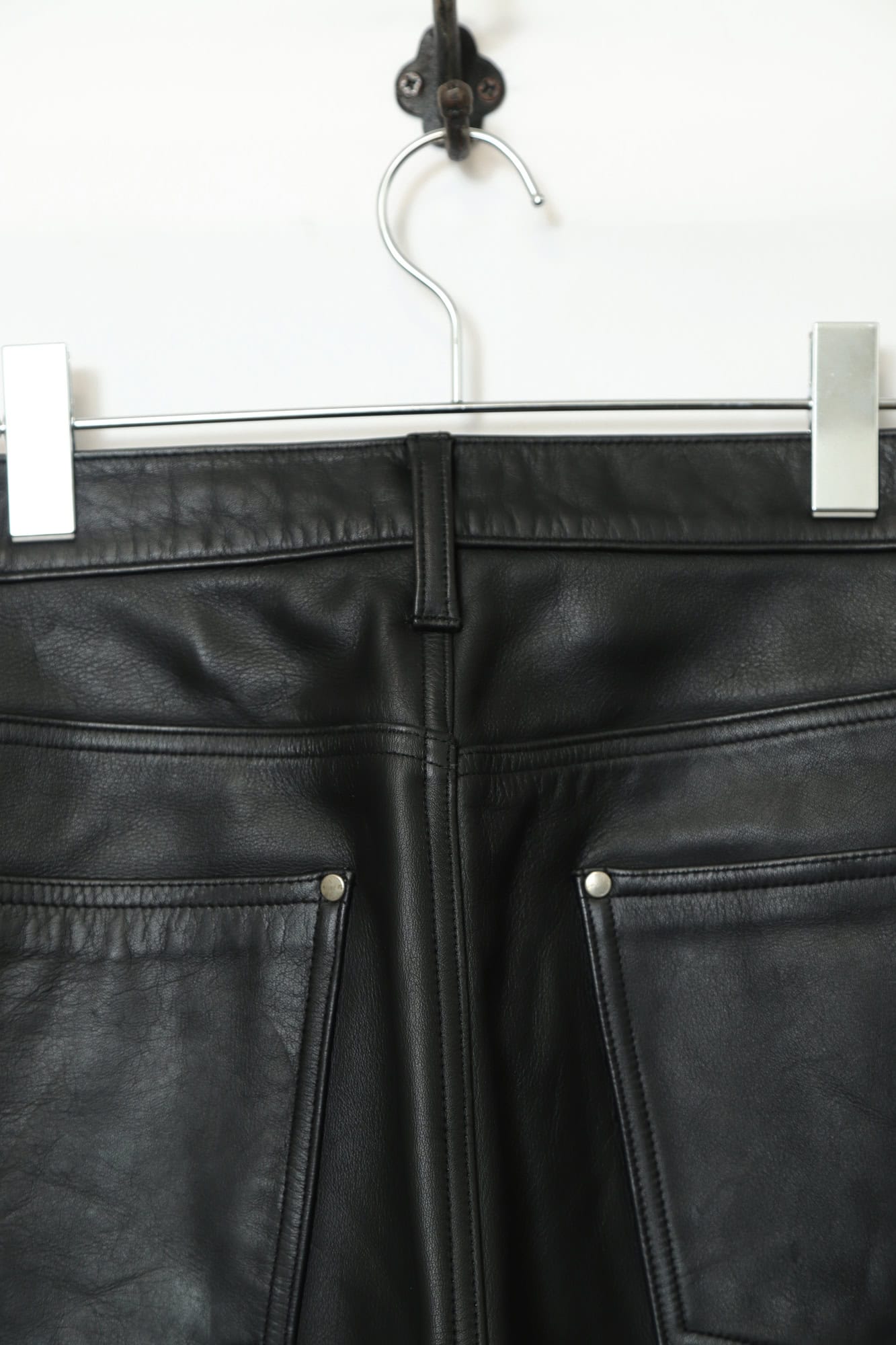 VINTAGE FLARE LEATHER PANTS/W78 - 画像 (7)