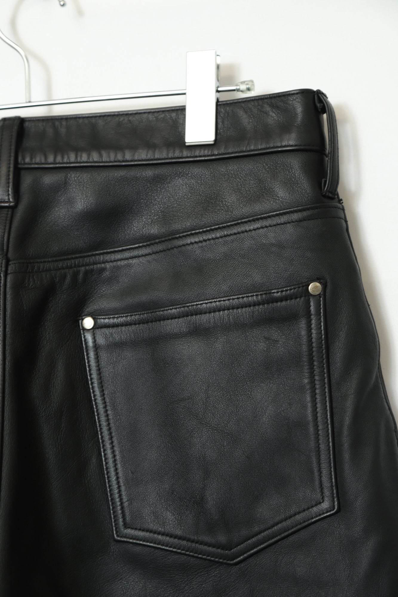 VINTAGE FLARE LEATHER PANTS/W78 - 画像 (8)