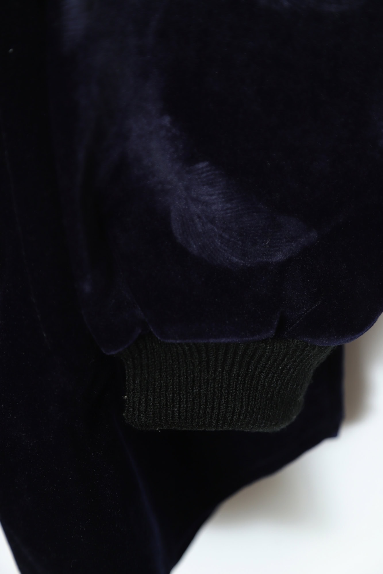 VINTAGE VELVET NO COLLAR JACKET/L - 画像 (4)