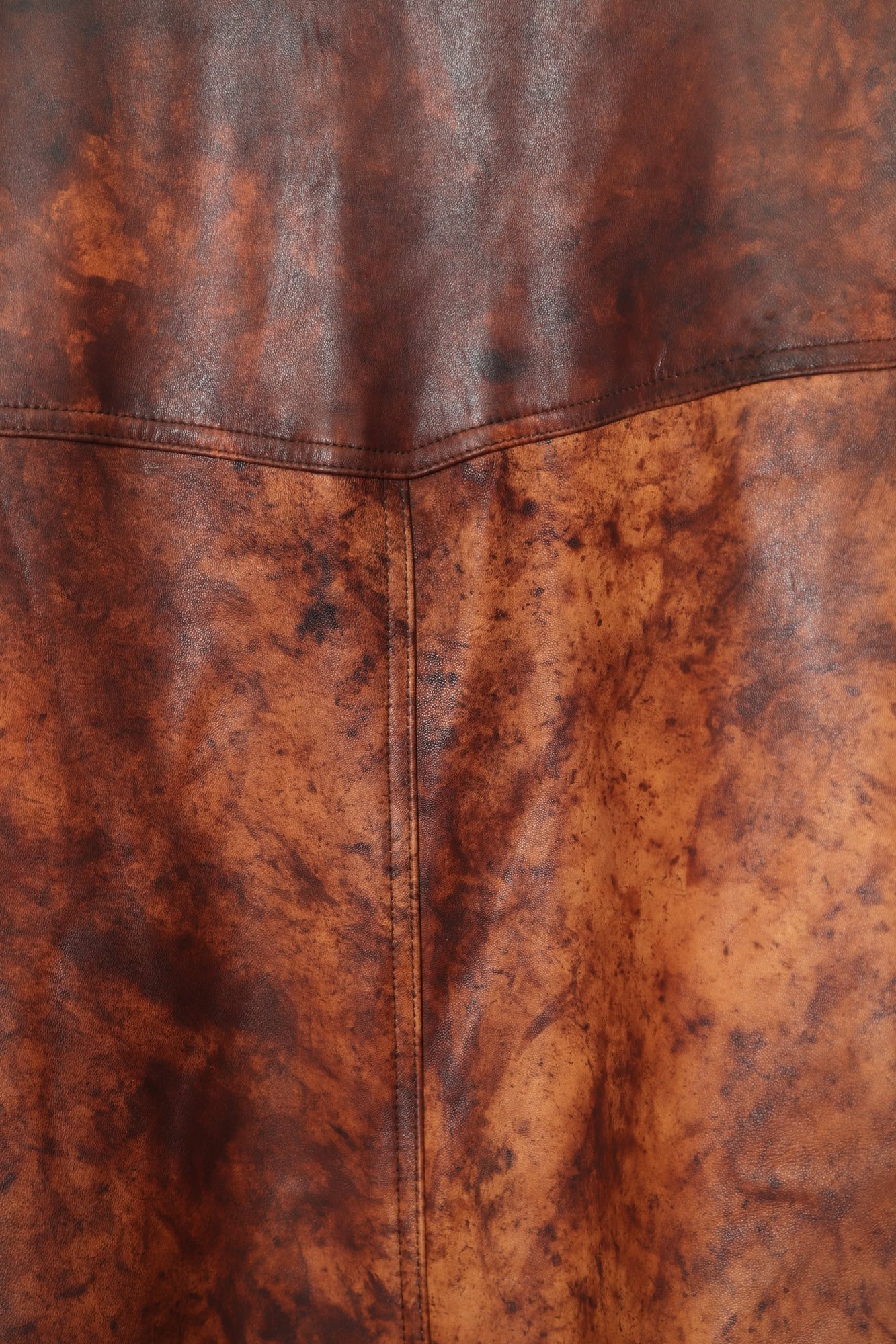 VINTAGE PRINTED LEATHER TAILORED JACKET/XL - 画像 (10)