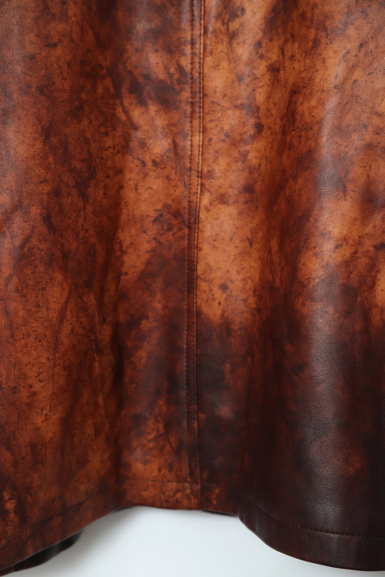 VINTAGE PRINTED LEATHER TAILORED JACKET/XL - 画像 (11)