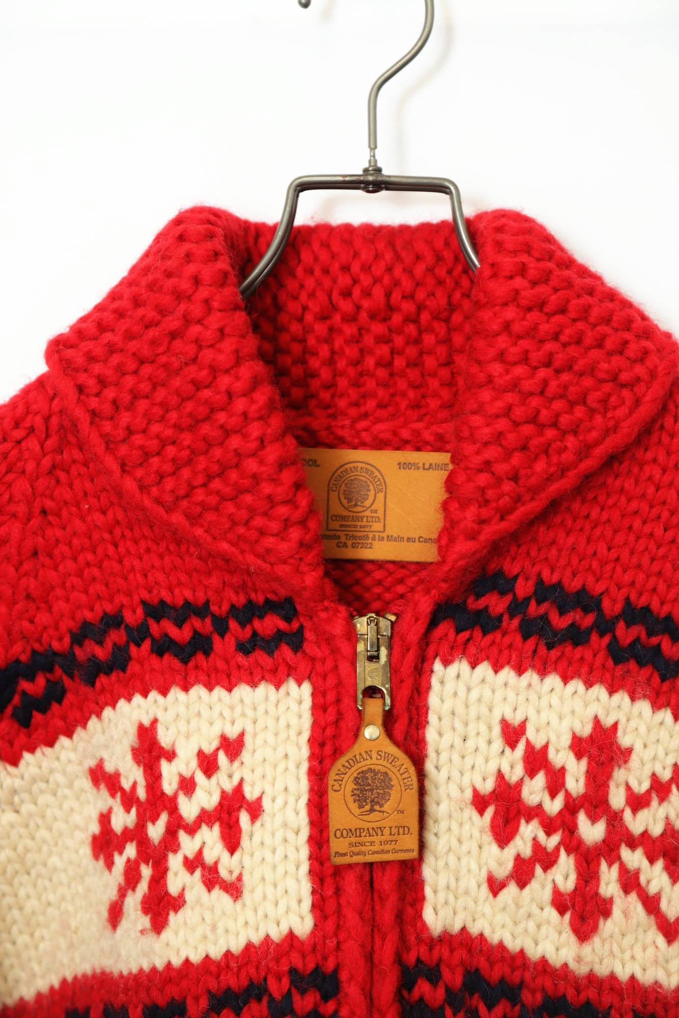 Alternative view of VINTAGE WOOL KNIT JACKET/L