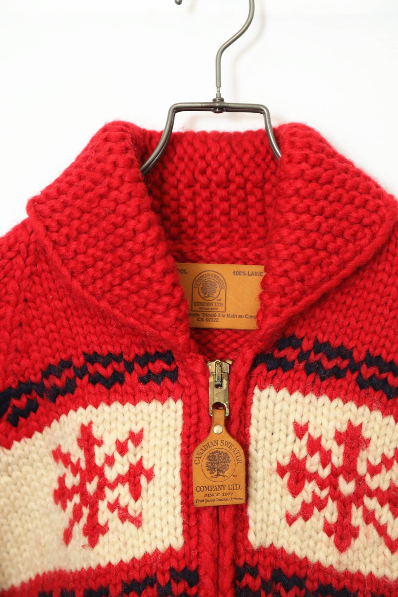 Alternative view of VINTAGE WOOL KNIT JACKET/L