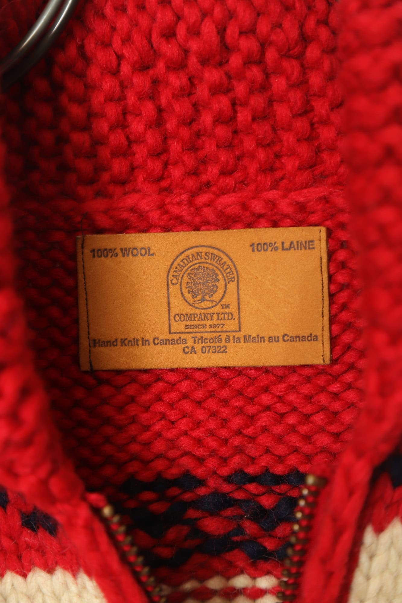 VINTAGE WOOL KNIT JACKET/L - 画像 (3)
