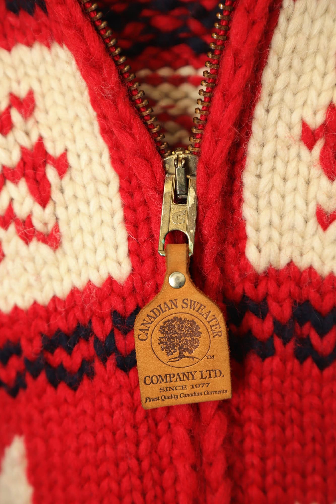VINTAGE WOOL KNIT JACKET/L - 画像 (4)