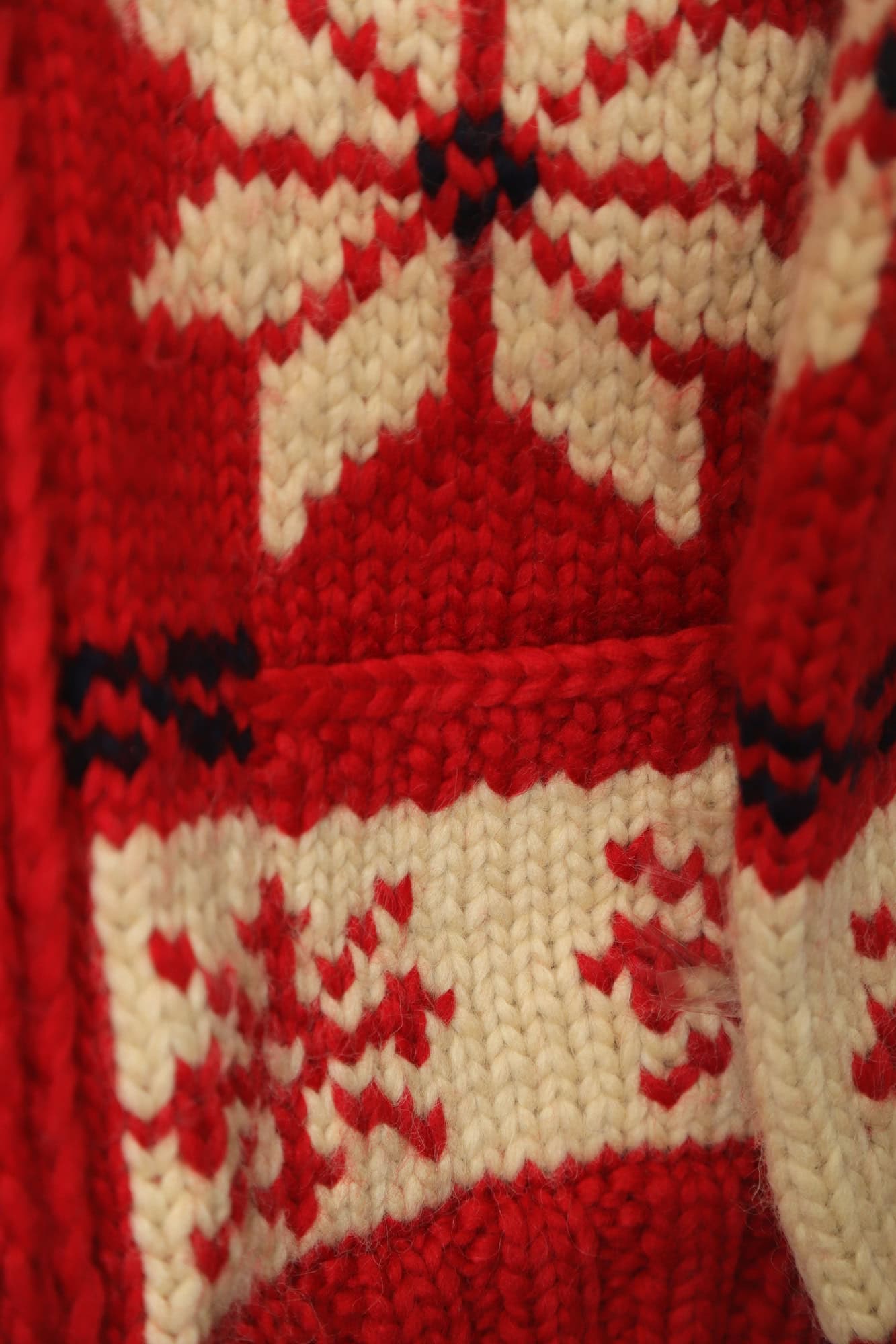 VINTAGE WOOL KNIT JACKET/L - 画像 (6)