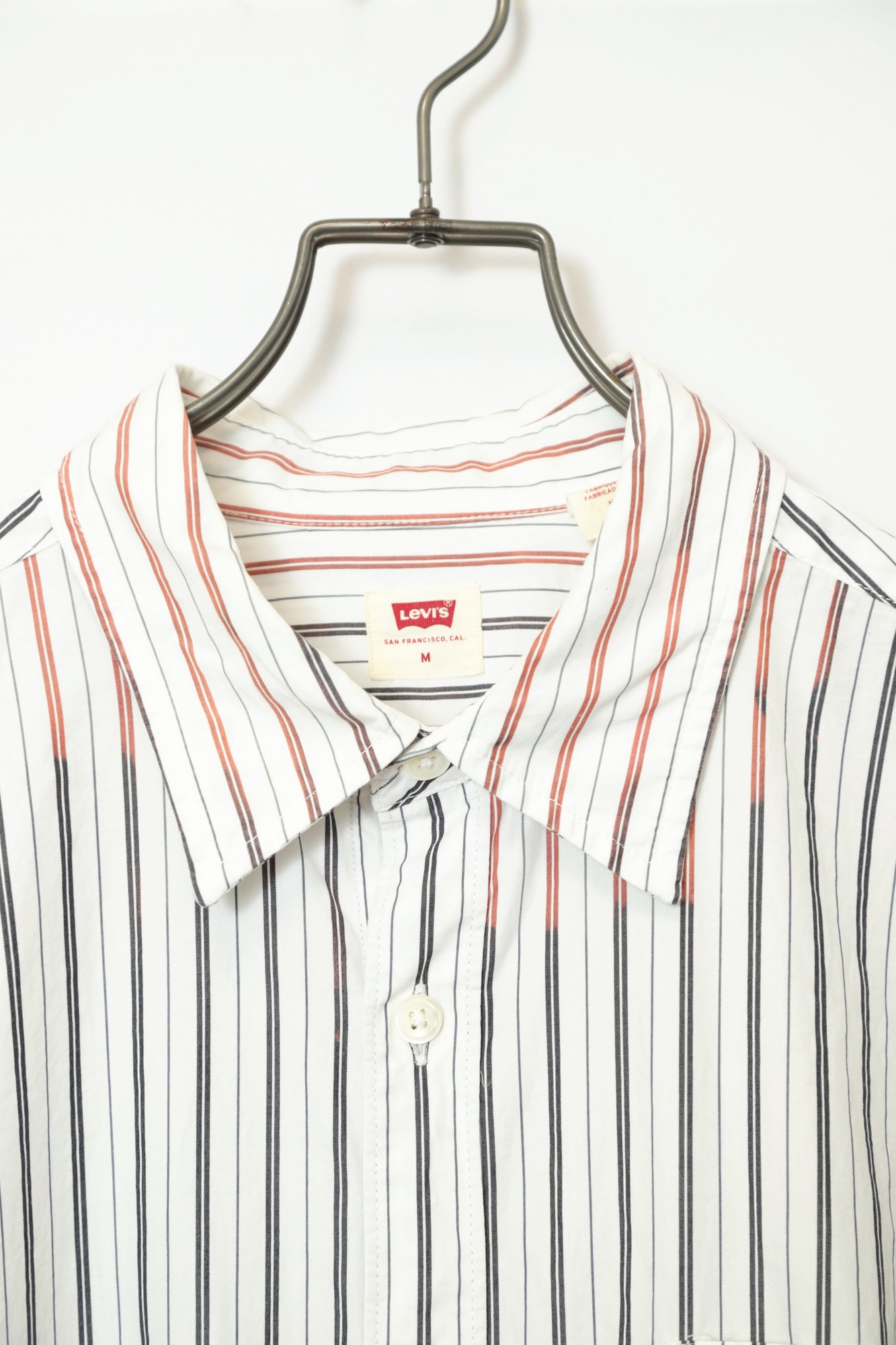 Alternative view of USED LEVI'S STRIPE SHIRT/XL