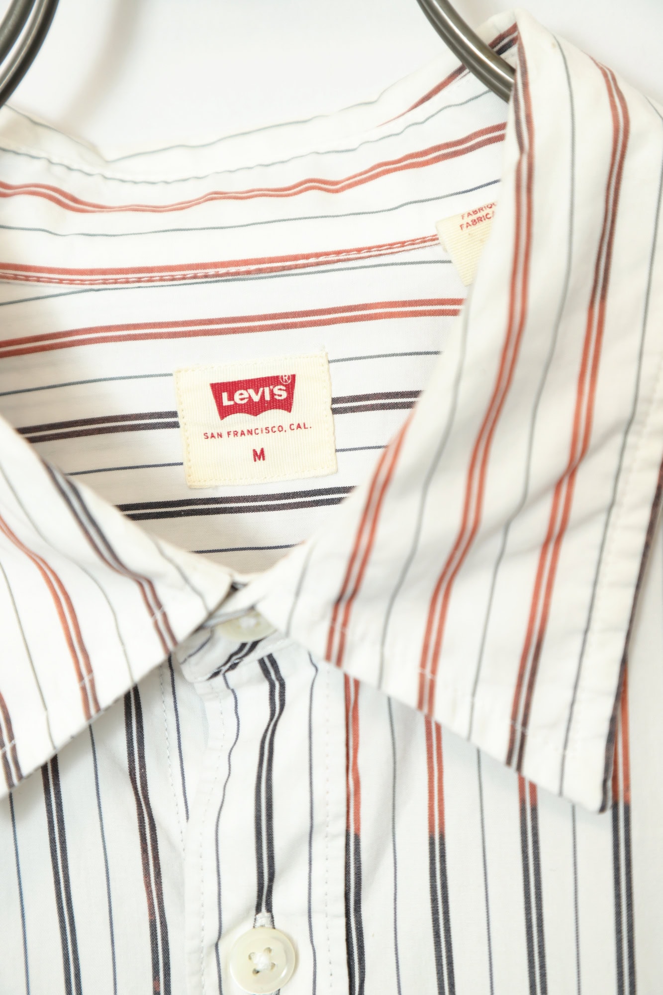 USED LEVI'S STRIPE SHIRT/XL - 画像 (3)