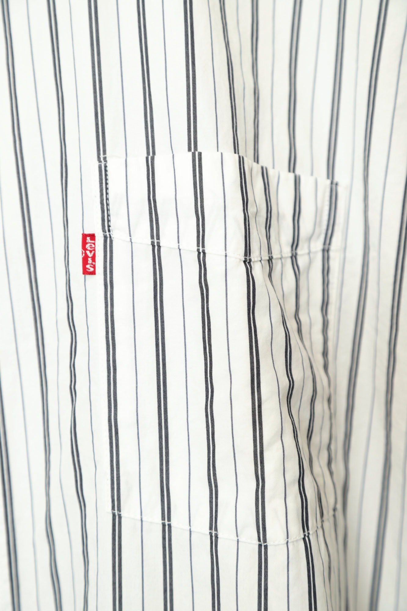USED LEVI'S STRIPE SHIRT/XL - 画像 (4)