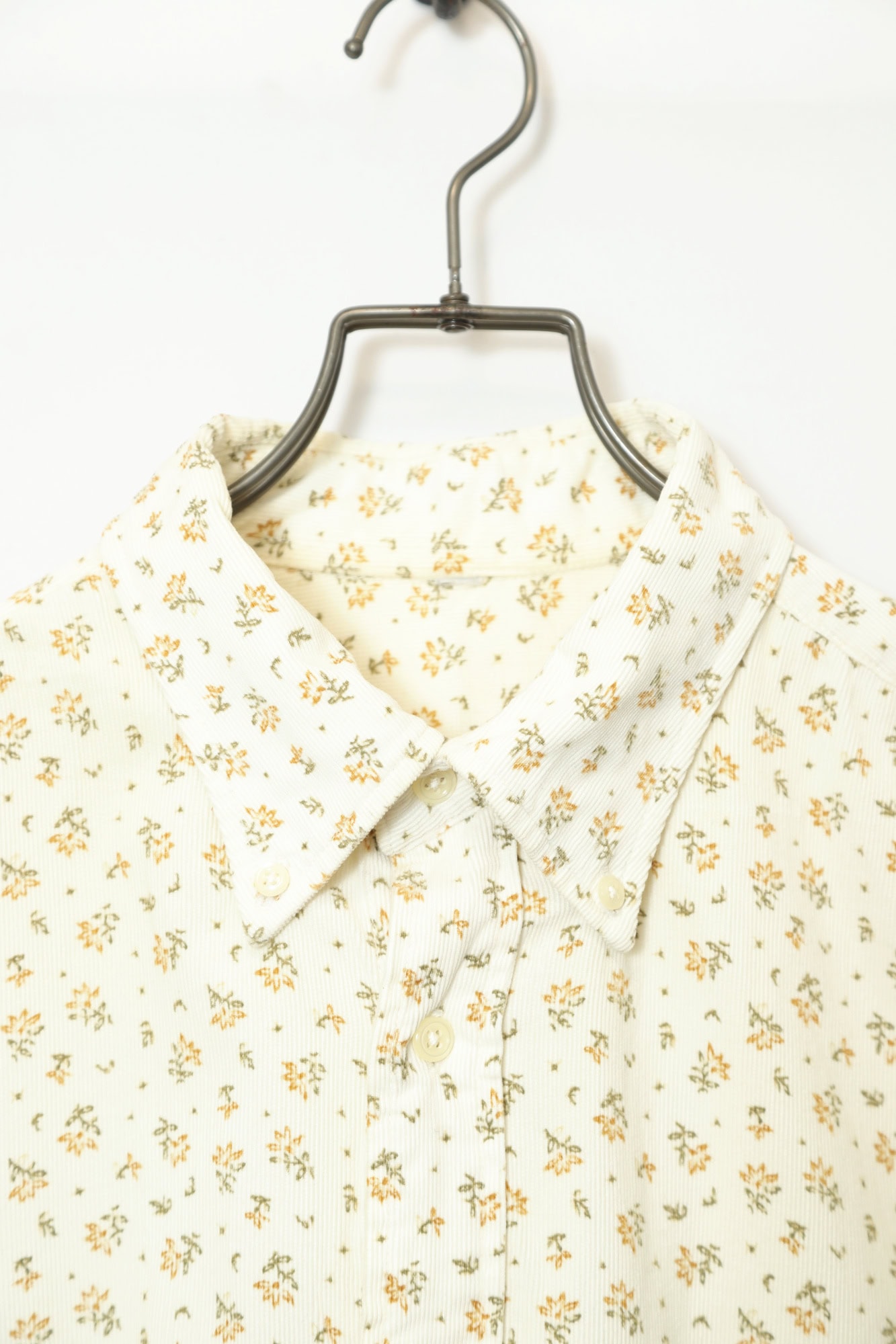 Alternative view of VINTAGE PATTERN CORDUROY PRINTED SHIRT/XL