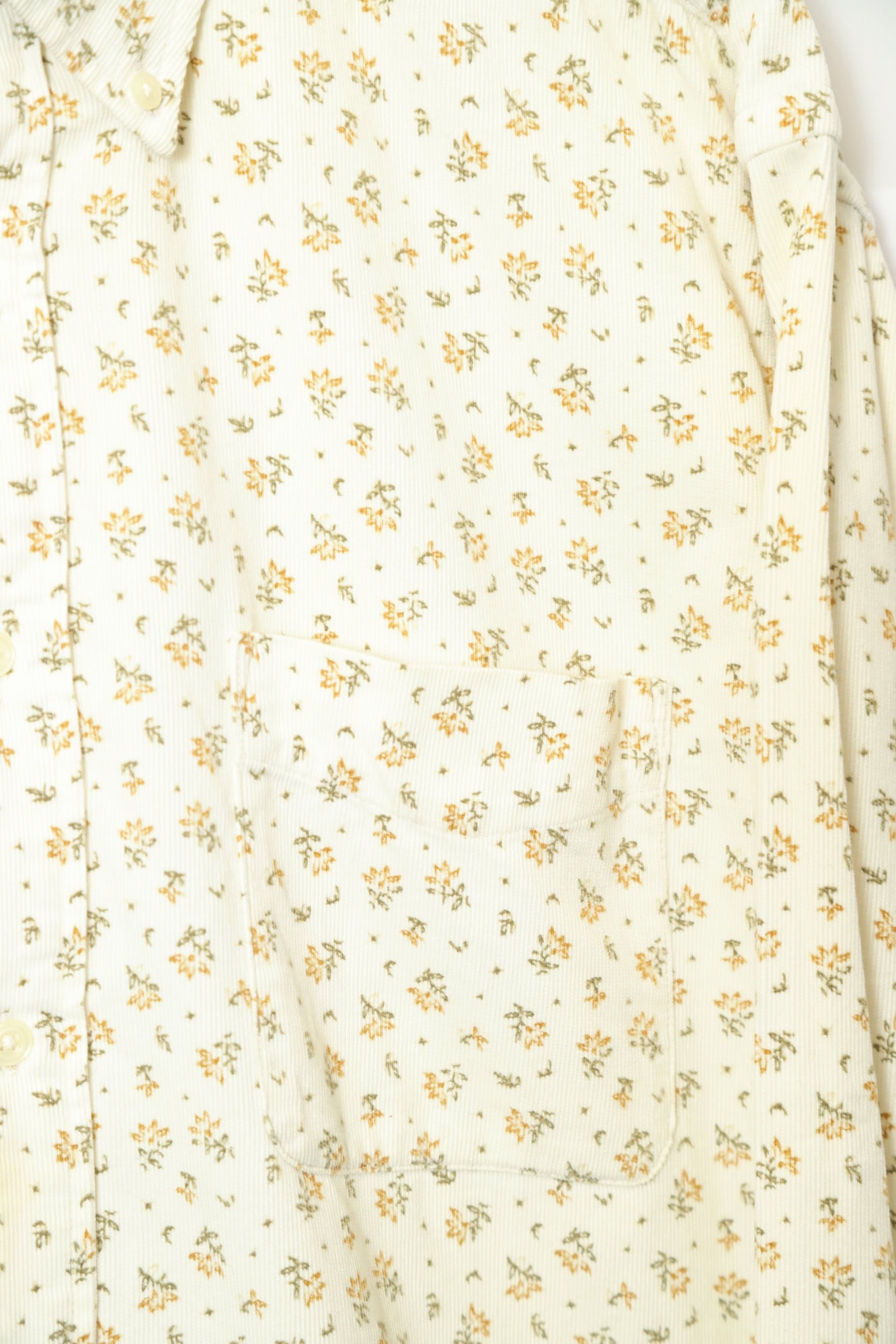 VINTAGE PATTERN CORDUROY PRINTED SHIRT/XL - 画像 (3)