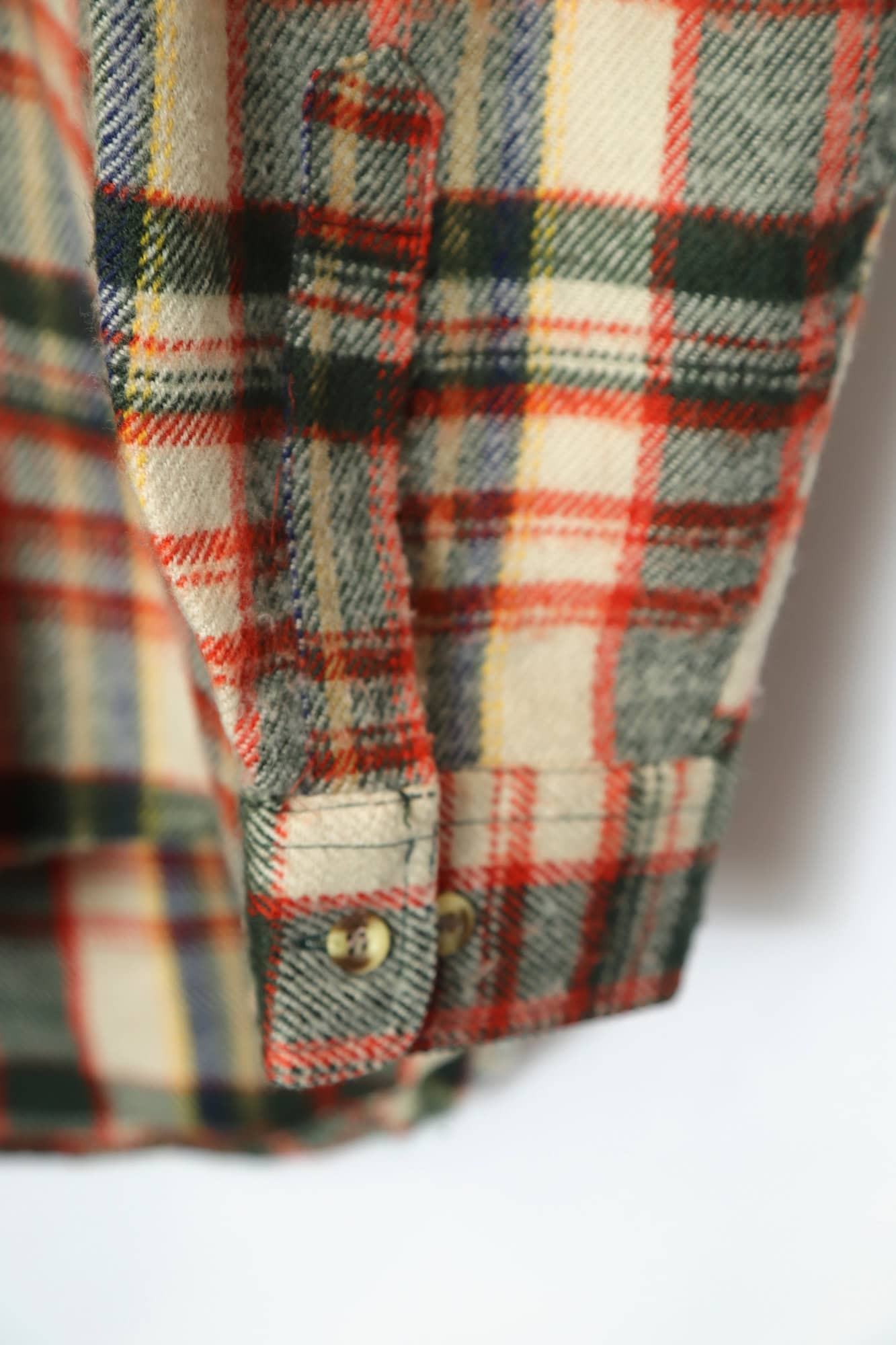 VINTAGE CHECK CPO JACKET/M - 画像 (4)