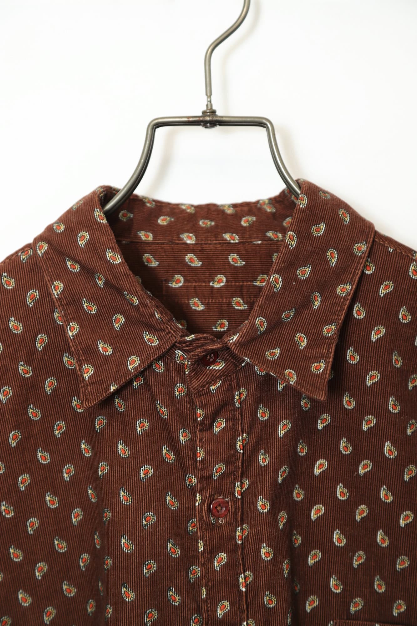 Alternative view of VINTAGE CORDUROY PRINTED SHIRT/L