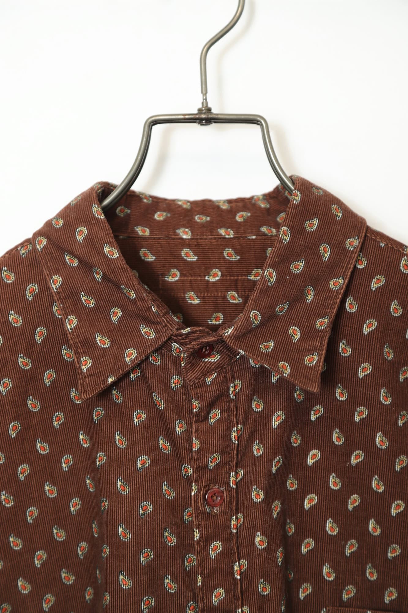 Alternative view of VINTAGE CORDUROY PRINTED SHIRT/L