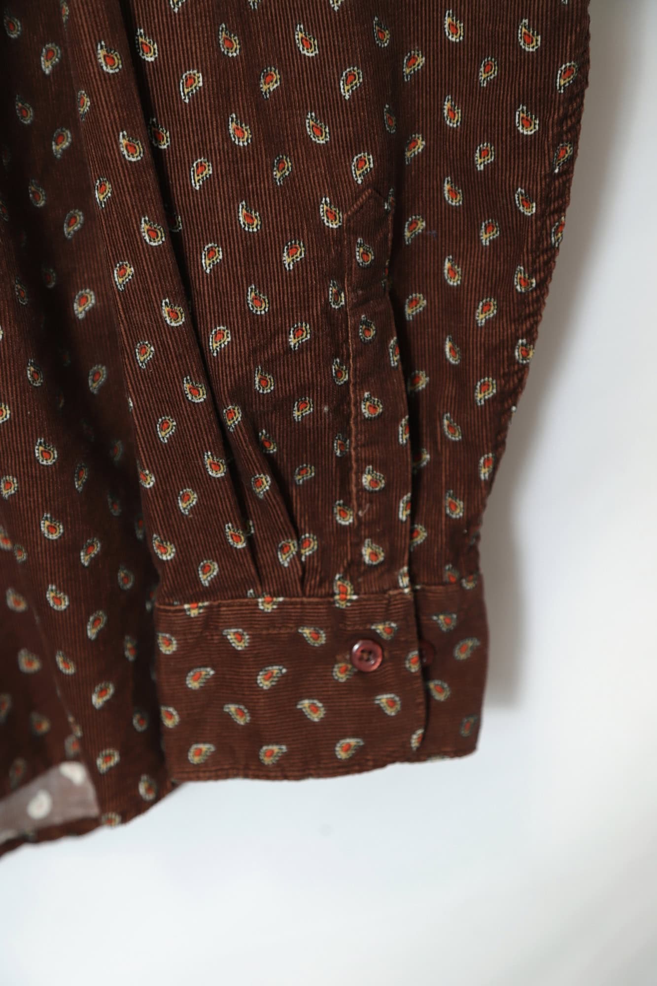 VINTAGE CORDUROY PRINTED SHIRT/L - 画像 (4)