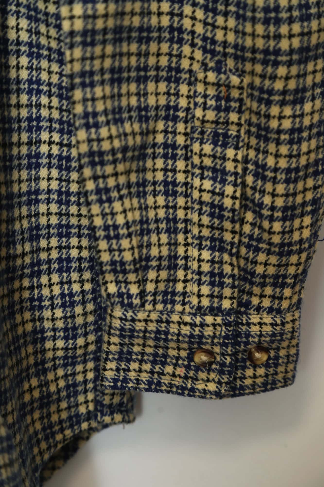 VINTAGE WOOLY CHECK SHIRT/L - 画像 (4)