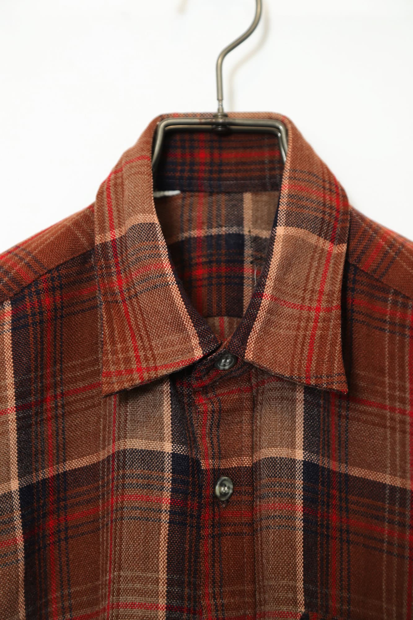 Alternative view of VINTAGE WOOLY CHECK SHIRT/M
