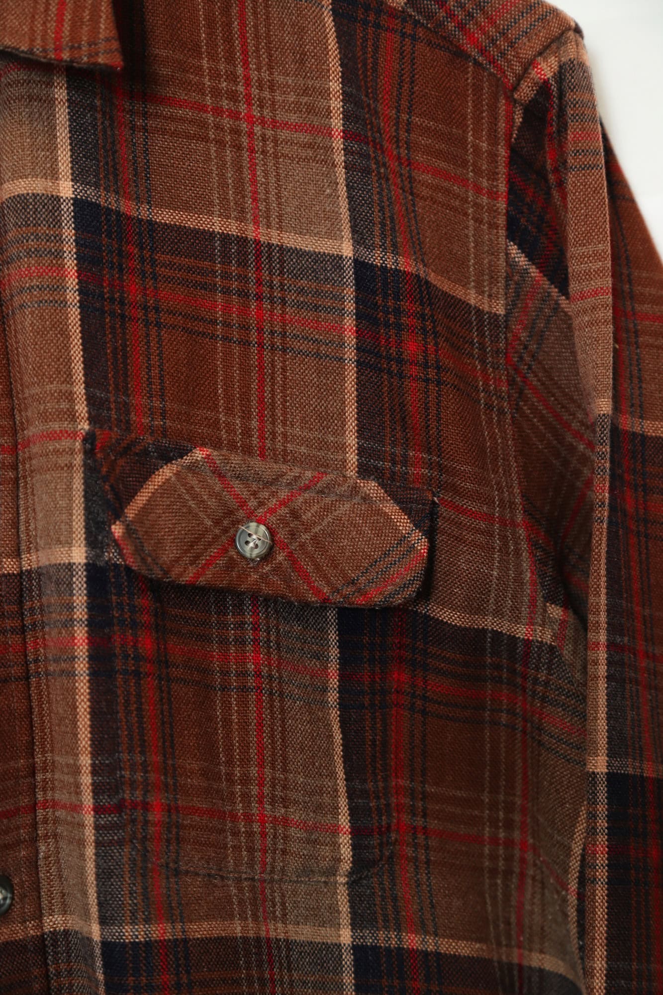 VINTAGE WOOLY CHECK SHIRT/M - 画像 (3)