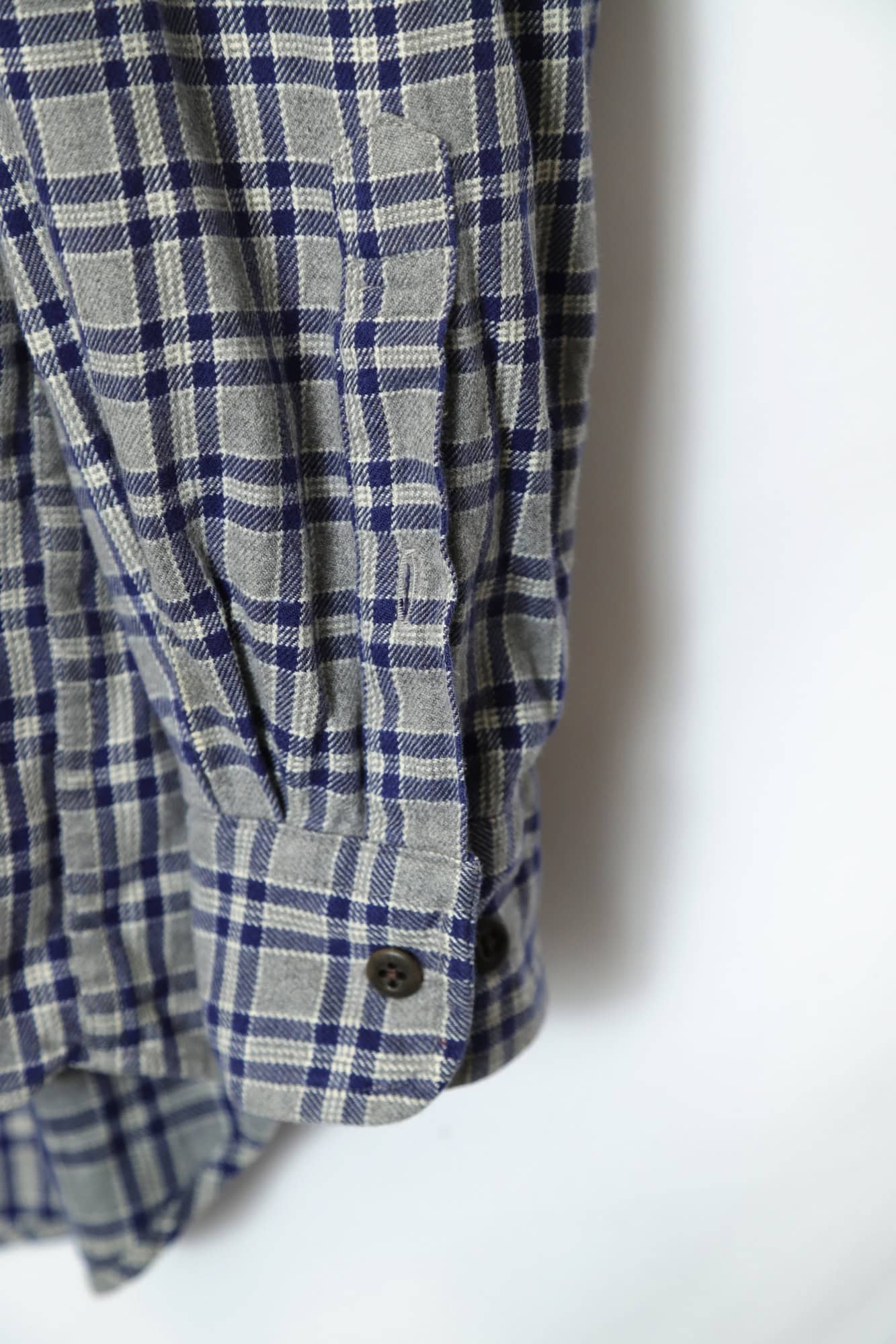 VINTAGE WOOLY CHECK SHIRT/L - 画像 (4)