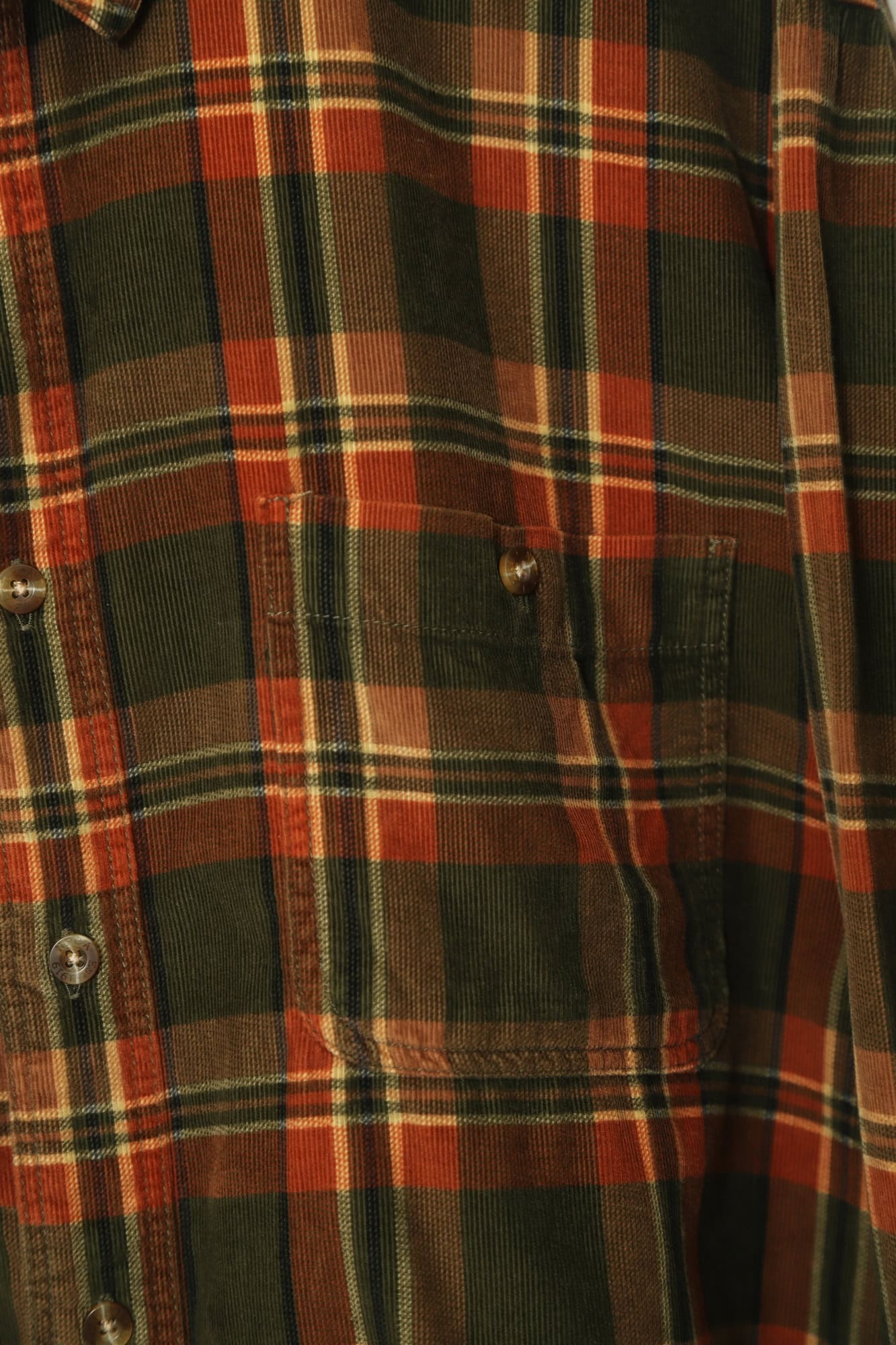 VINTAGE CORDUROY CHECK SHIRT/L - 画像 (3)