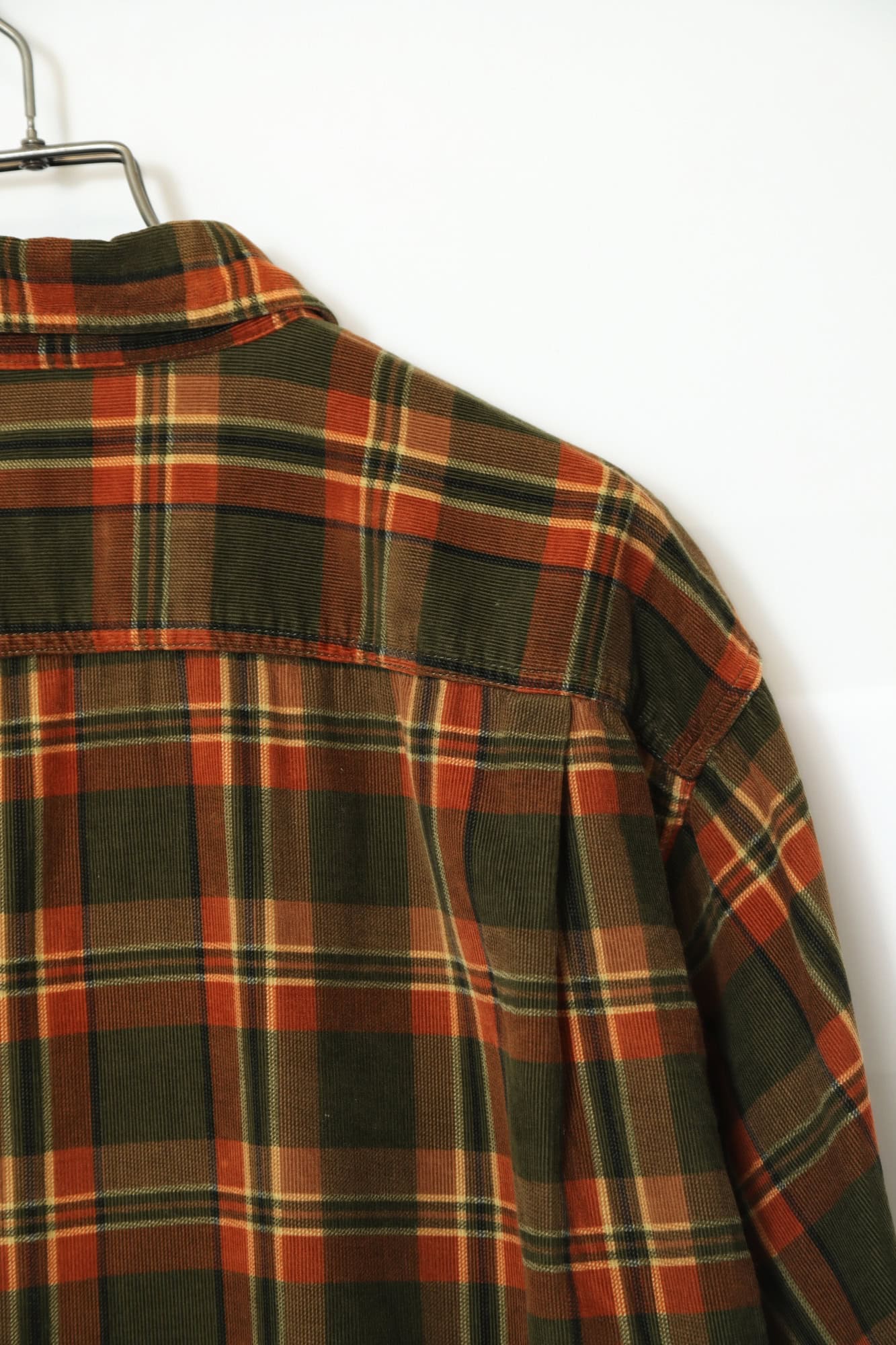 VINTAGE CORDUROY CHECK SHIRT/L - 画像 (8)