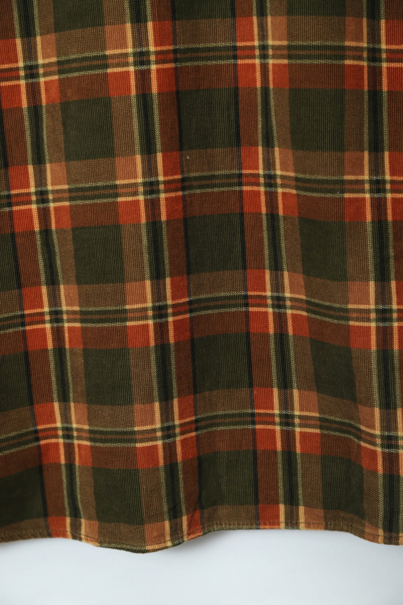 VINTAGE CORDUROY CHECK SHIRT/L - 画像 (9)