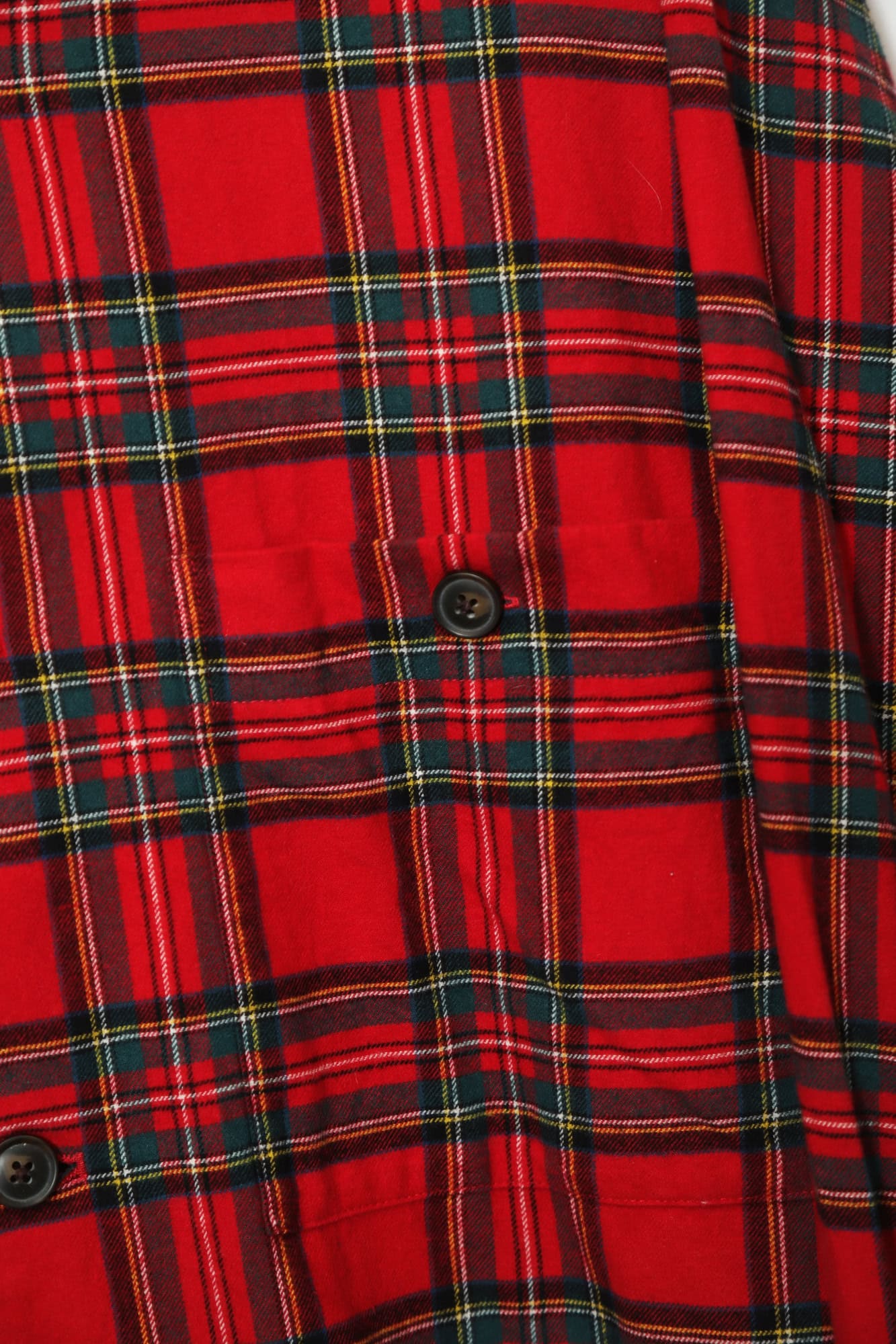 VINTAGE CHECK OPEN COLLAR SHIRT/XL - 画像 (3)