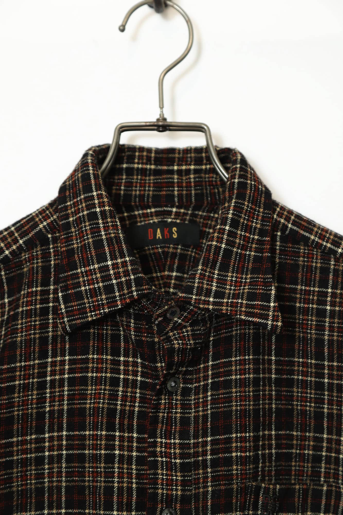 Alternative view of USED DAKS WOOL CHECK SHIRT/M