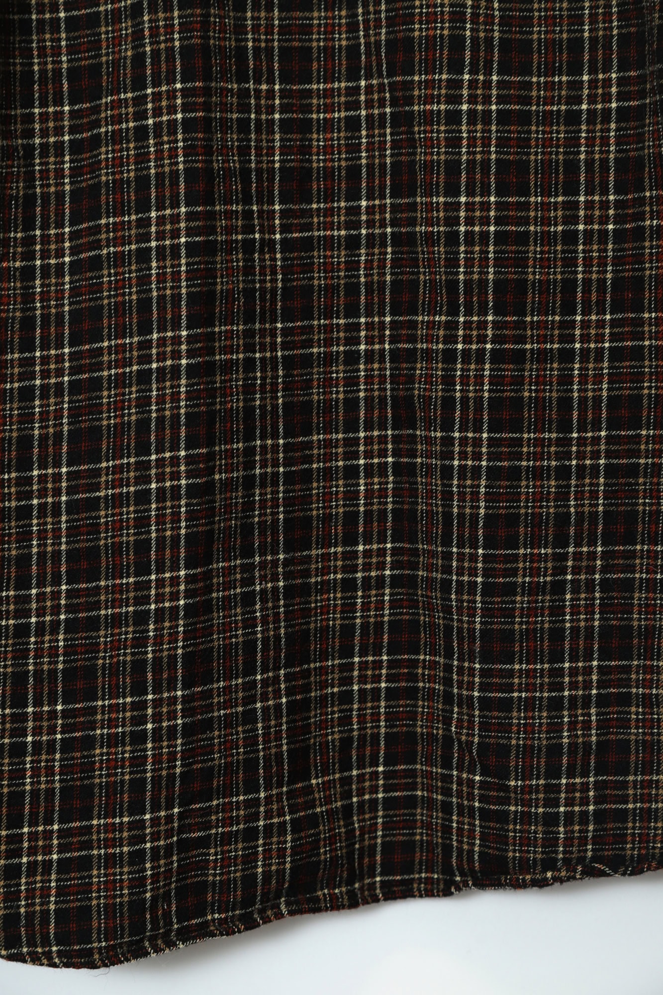 USED DAKS WOOL CHECK SHIRT/M - 画像 (9)