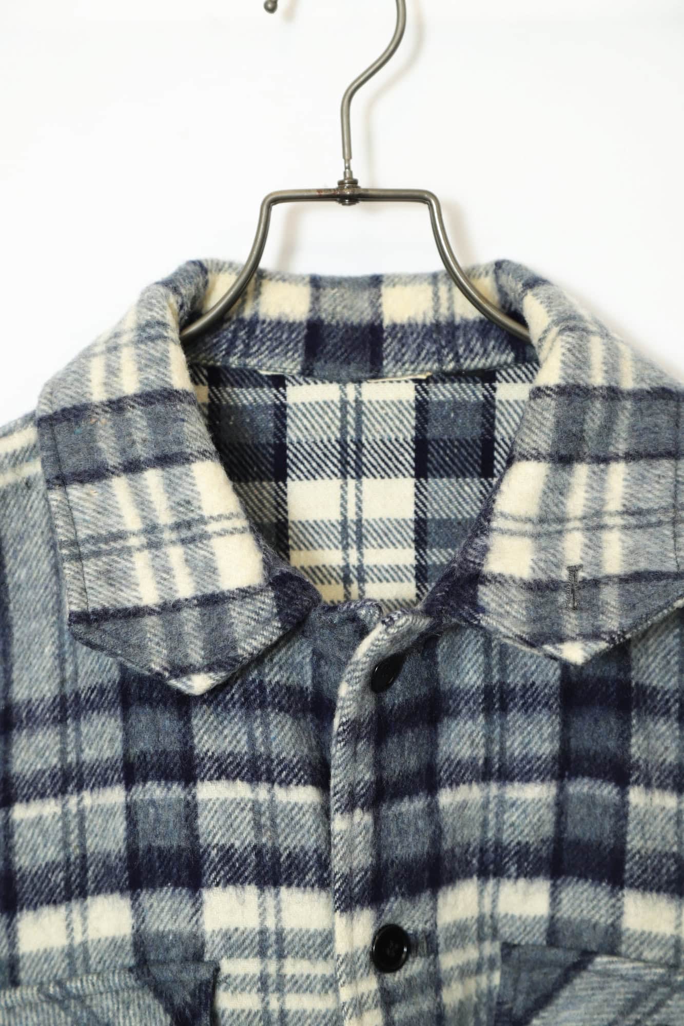 Alternative view of VINTAGE WOOLY CHECK CPO JACKET/L