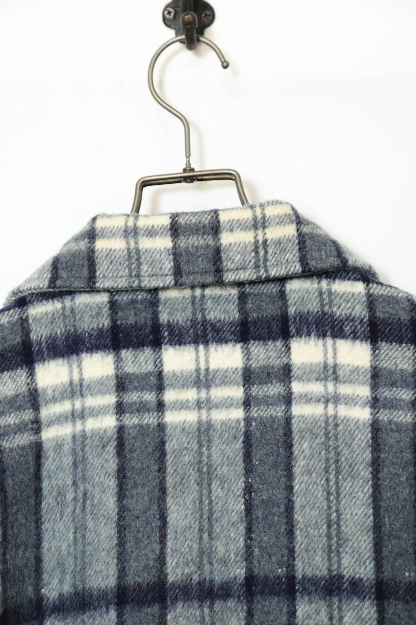 VINTAGE WOOLY CHECK CPO JACKET/L - 画像 (7)