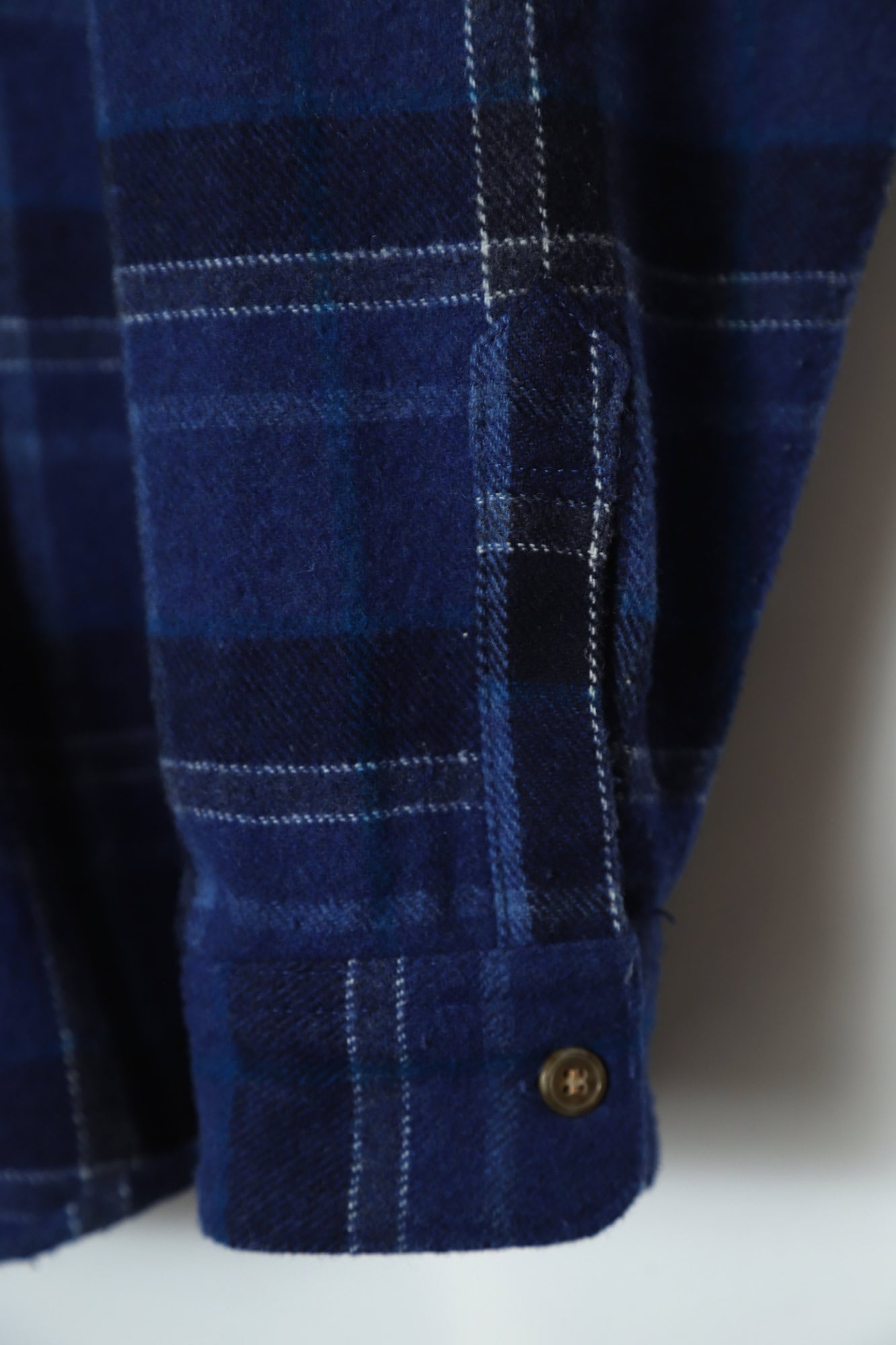 USED HOUSTON WOOLY CHECK SHIRT/L - 画像 (5)
