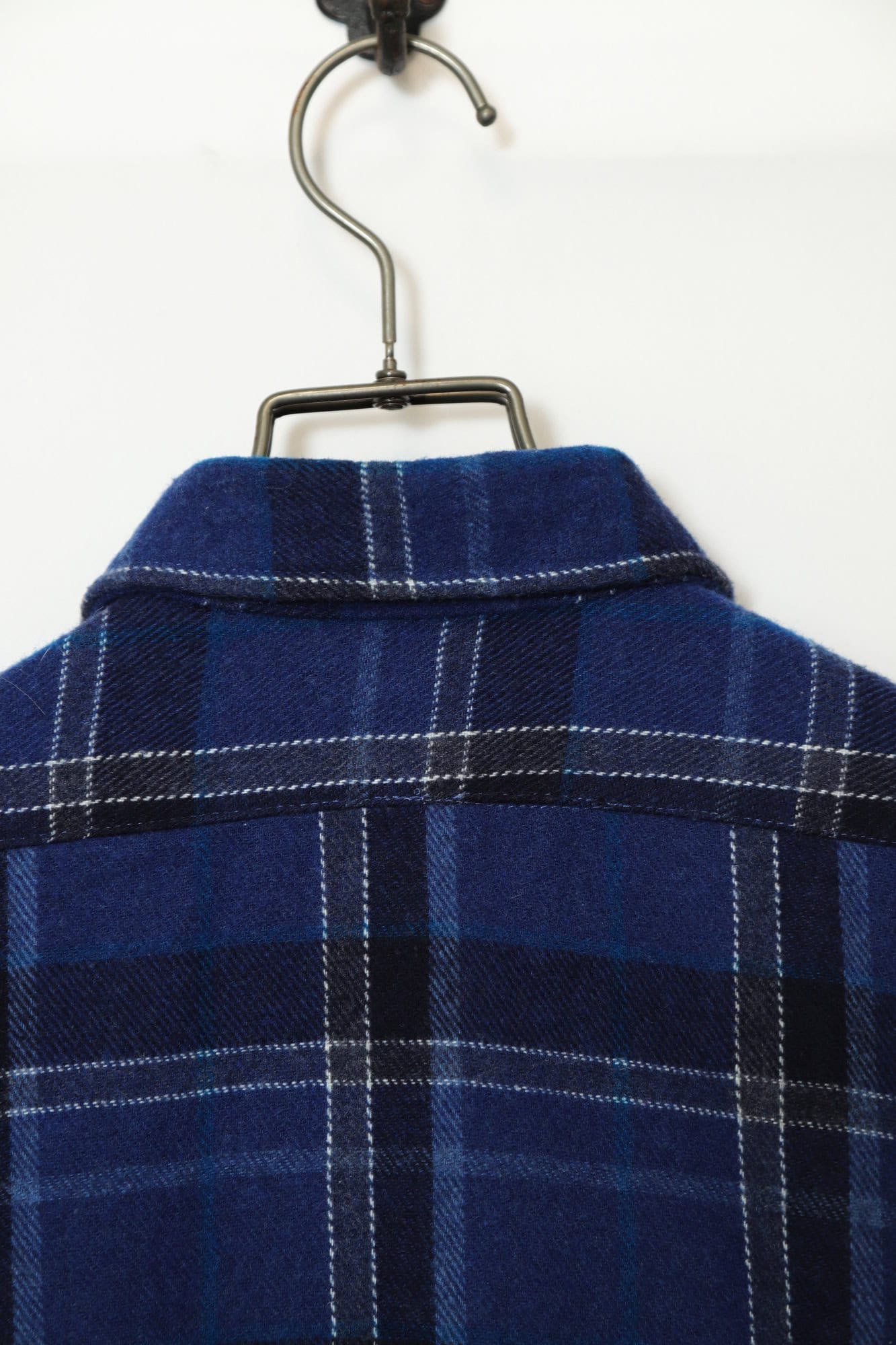 USED HOUSTON WOOLY CHECK SHIRT/L - 画像 (8)