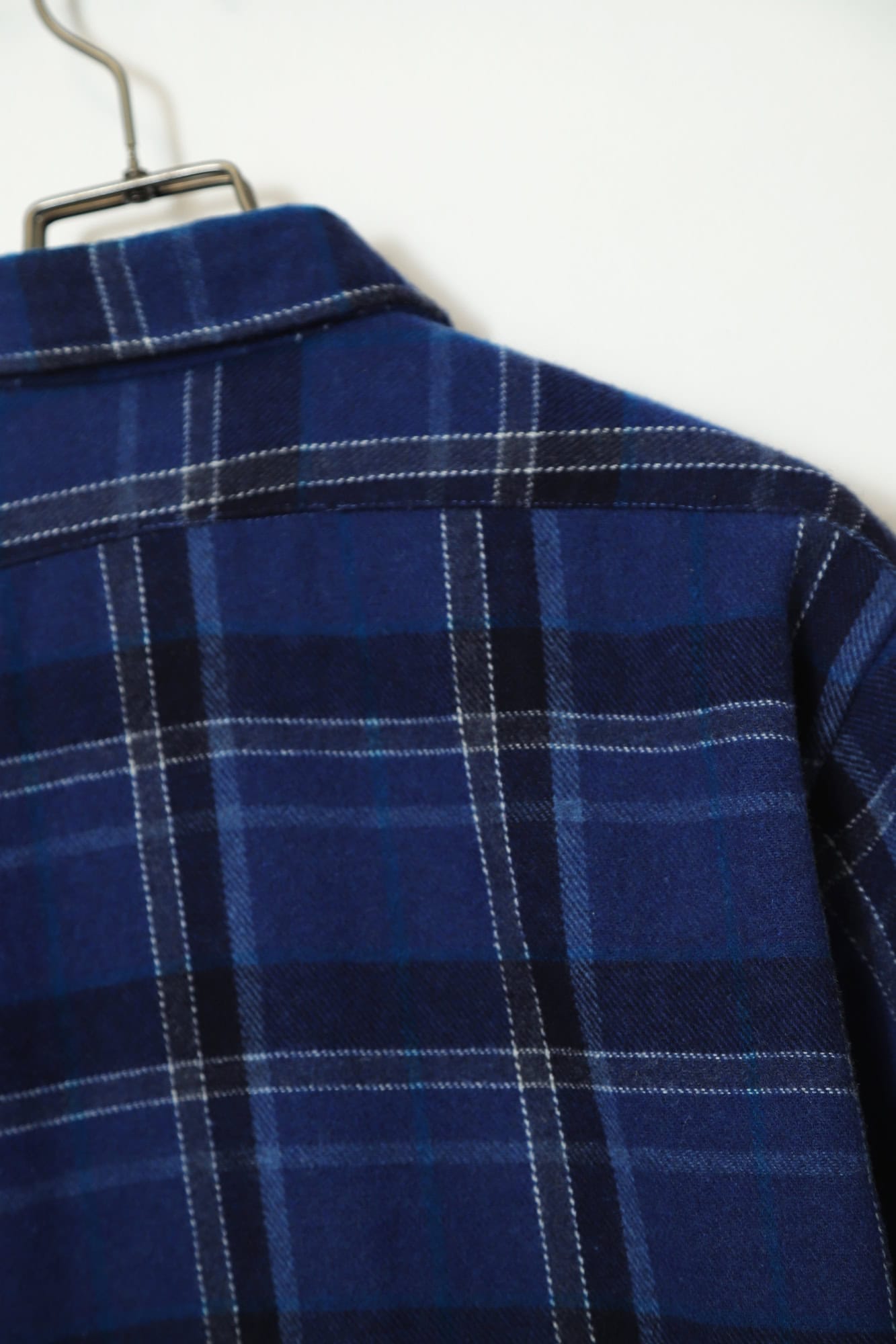 USED HOUSTON WOOLY CHECK SHIRT/L - 画像 (9)