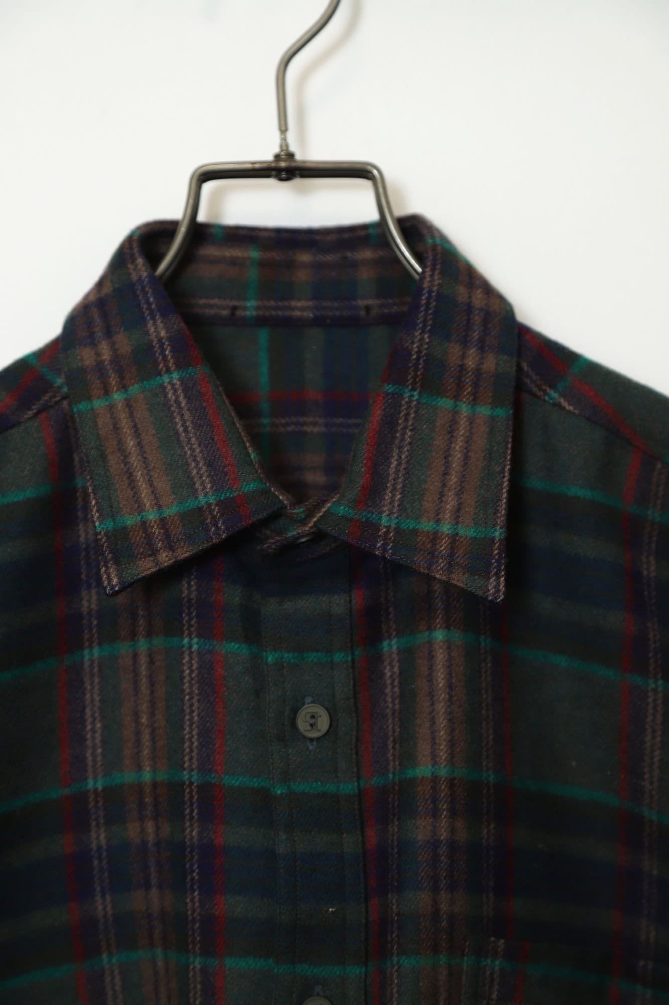 Alternative view of VINTAGE WOOLY CHECK SHIRT/M