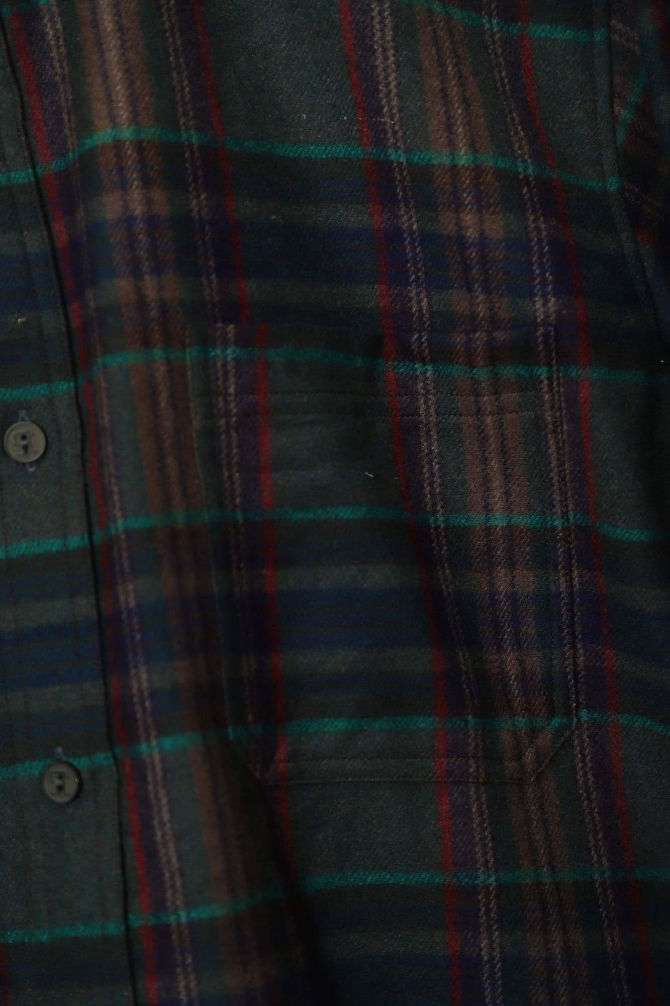 VINTAGE WOOLY CHECK SHIRT/M - 画像 (3)