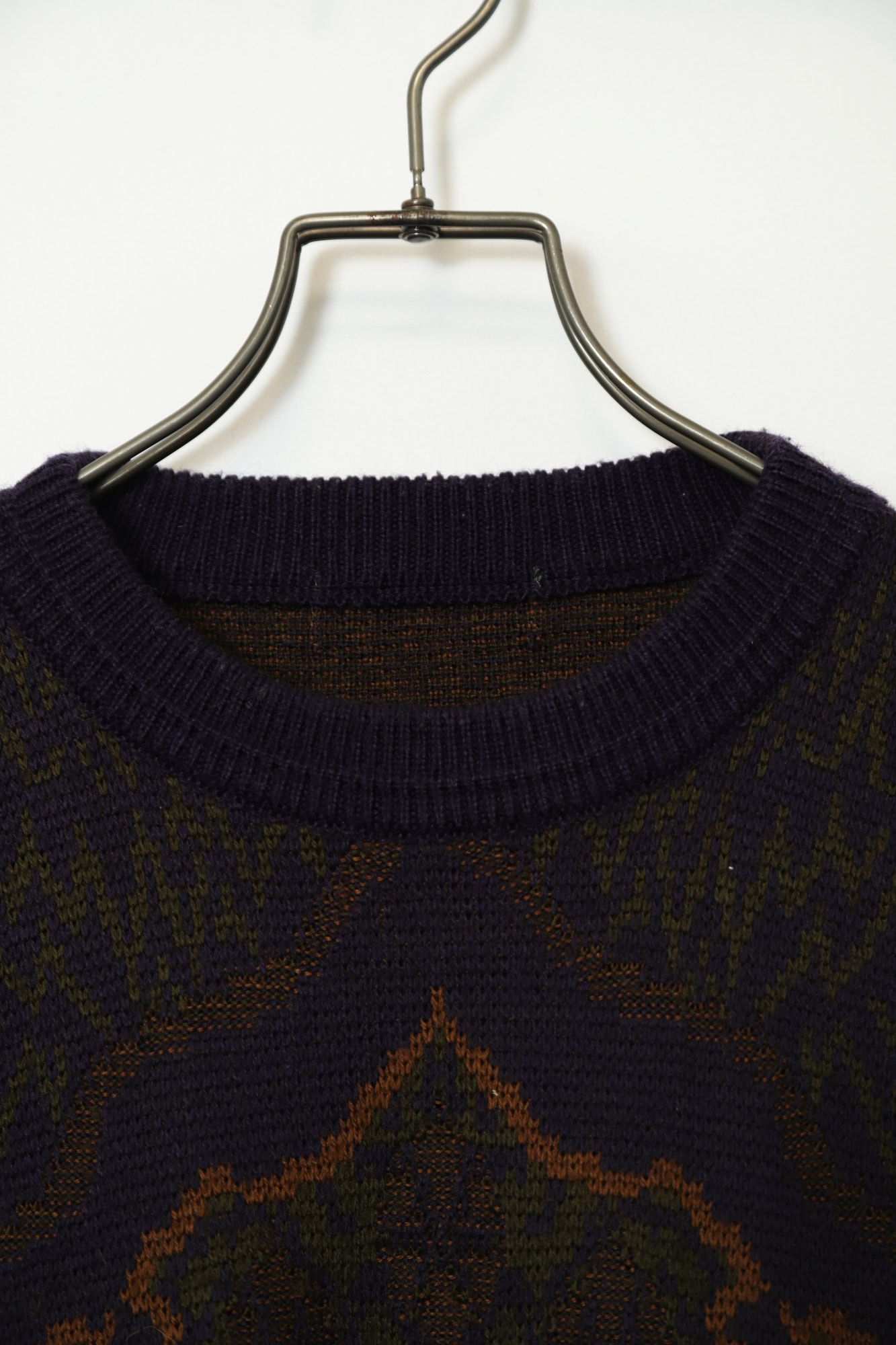 Alternative view of VINTAGE JAQUARD KNIT SWEATER/M