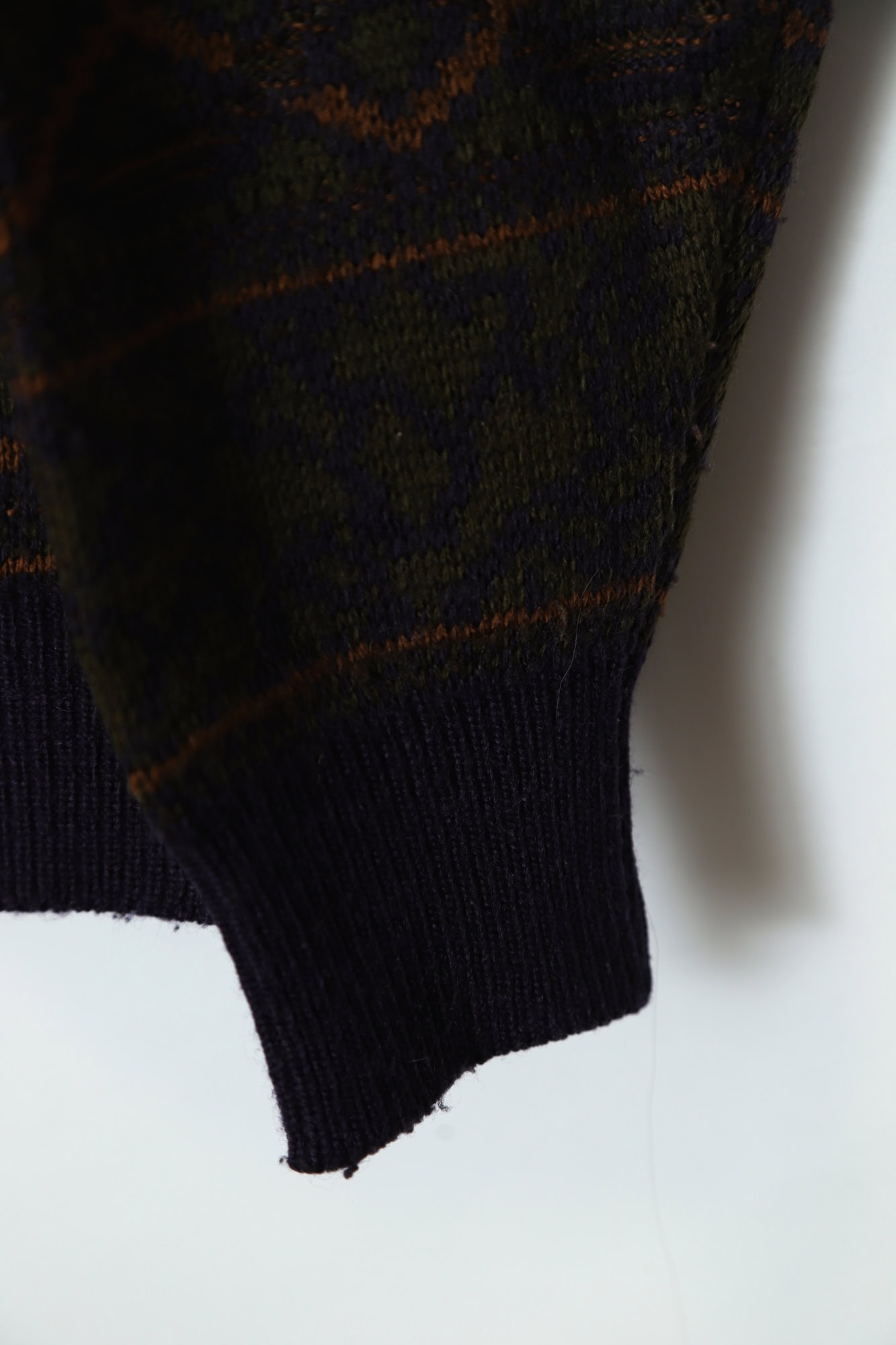 VINTAGE JAQUARD KNIT SWEATER/M - 画像 (4)