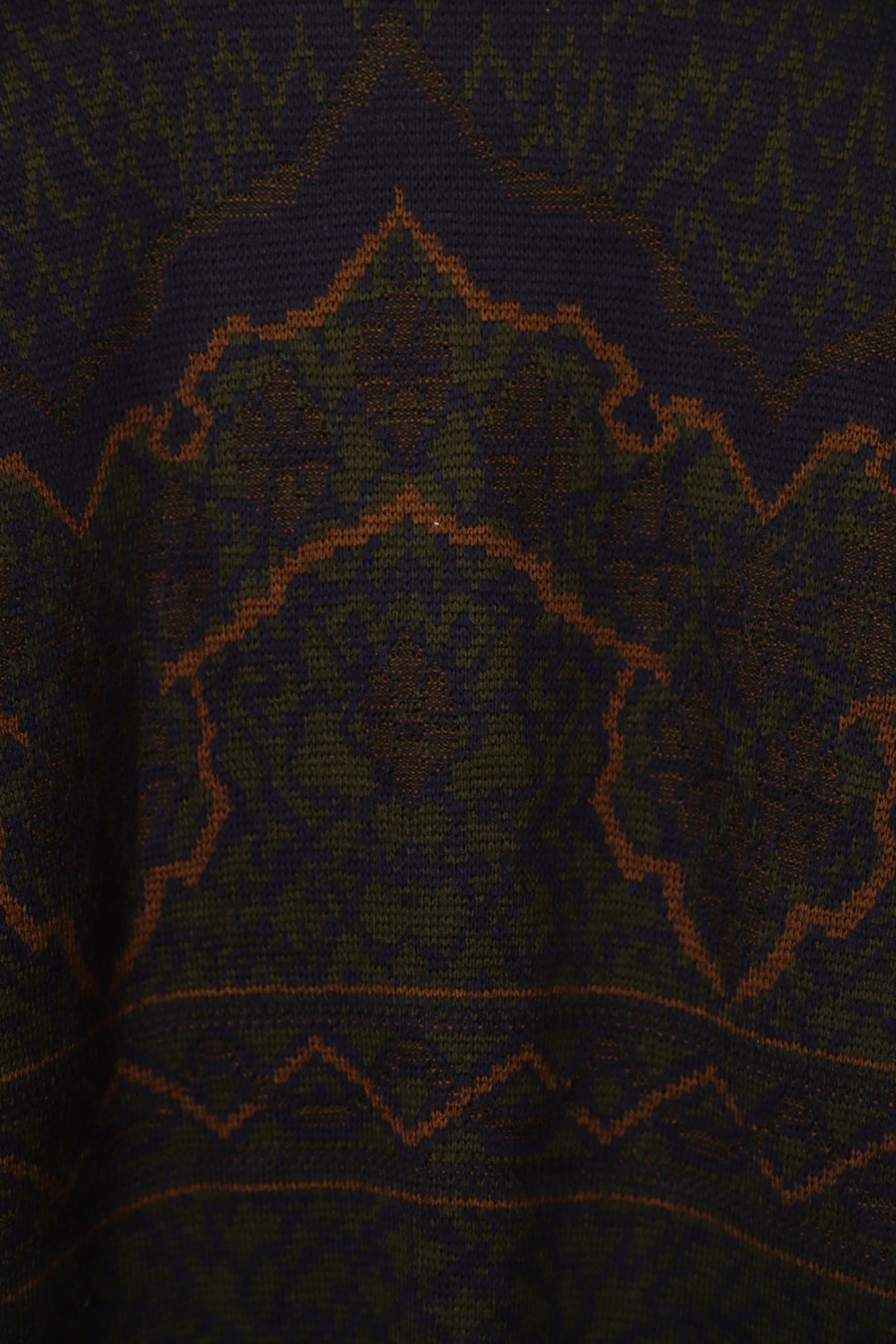 VINTAGE JAQUARD KNIT SWEATER/M - 画像 (8)