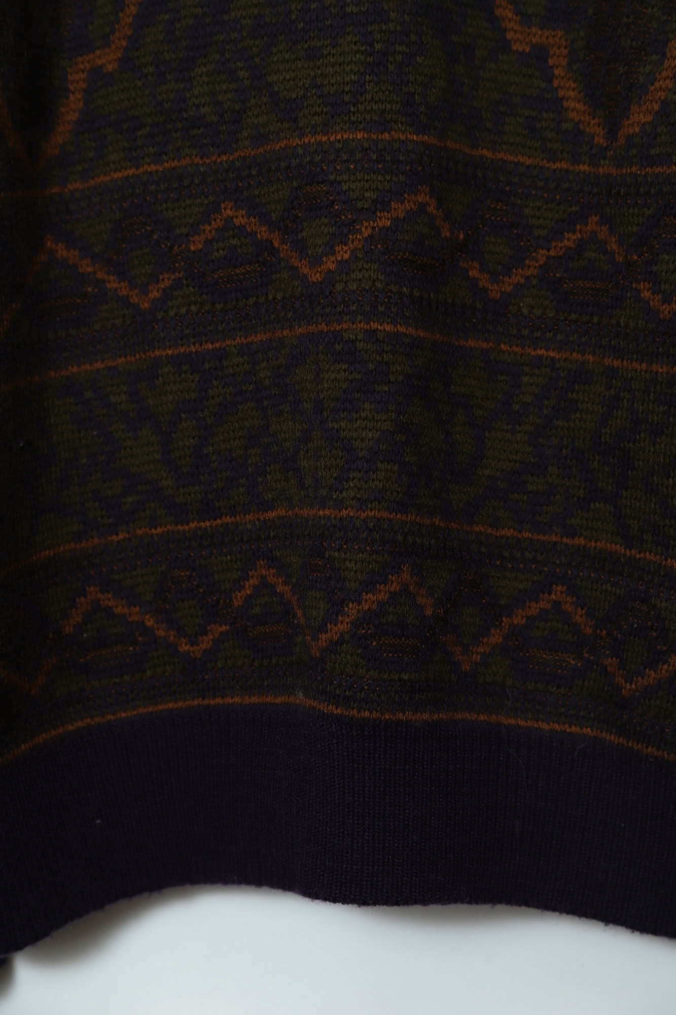 VINTAGE JAQUARD KNIT SWEATER/M - 画像 (9)
